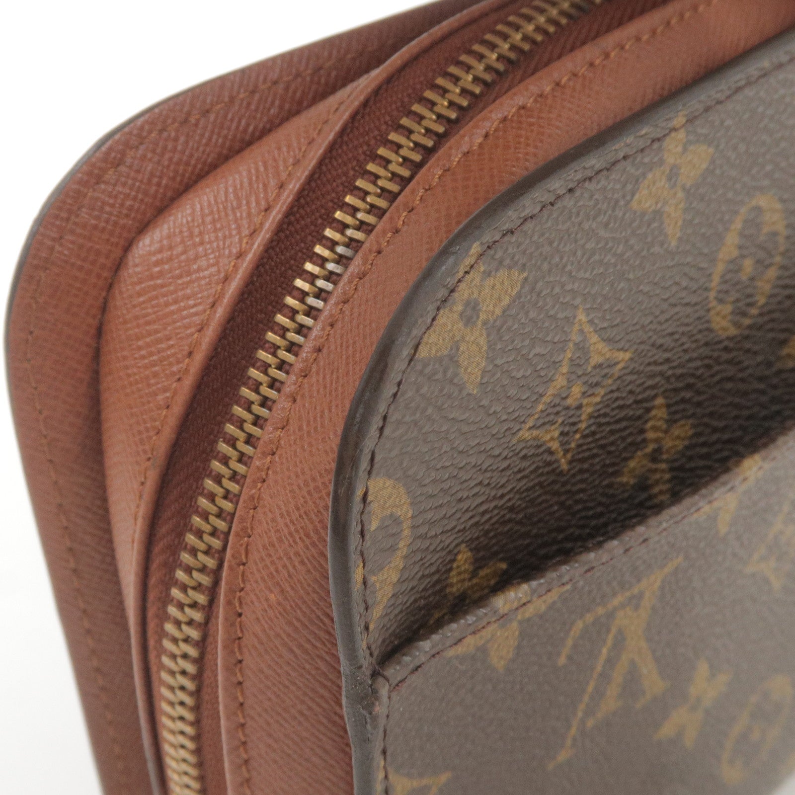 Louis Vuitton Monogram Orsay Clutch Bag Pouch Brown M51790