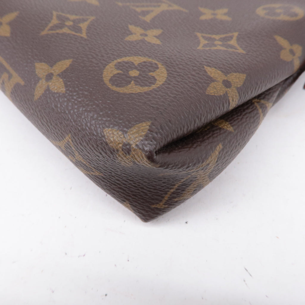 Louis Vuitton Monogram Pallas Clutch 2Way Bag Cerise M41638
