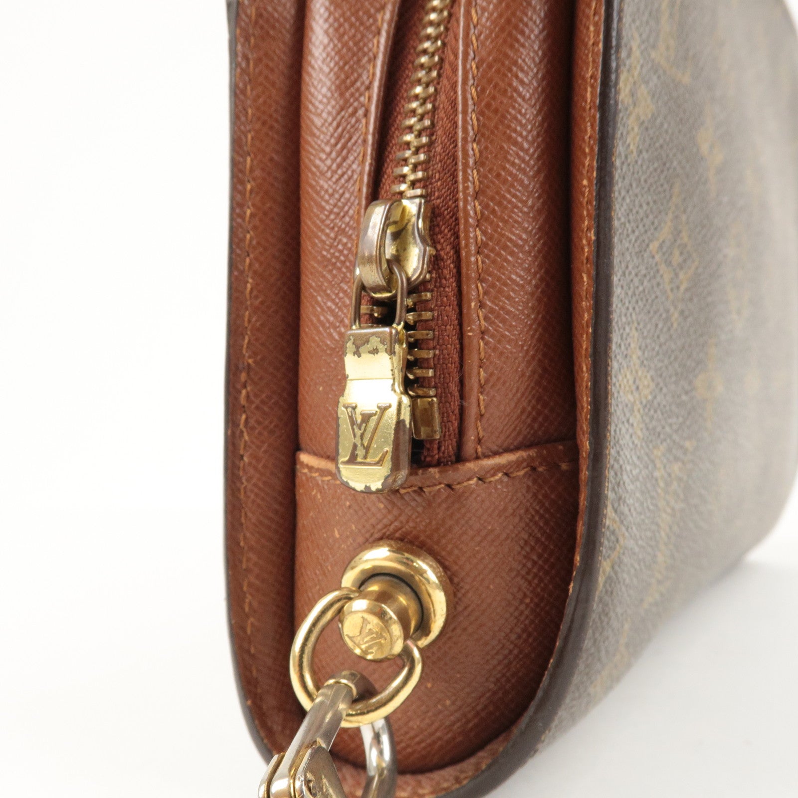 Louis Vuitton Monogram Orsay Clutch Bag Pouch Brown M51790