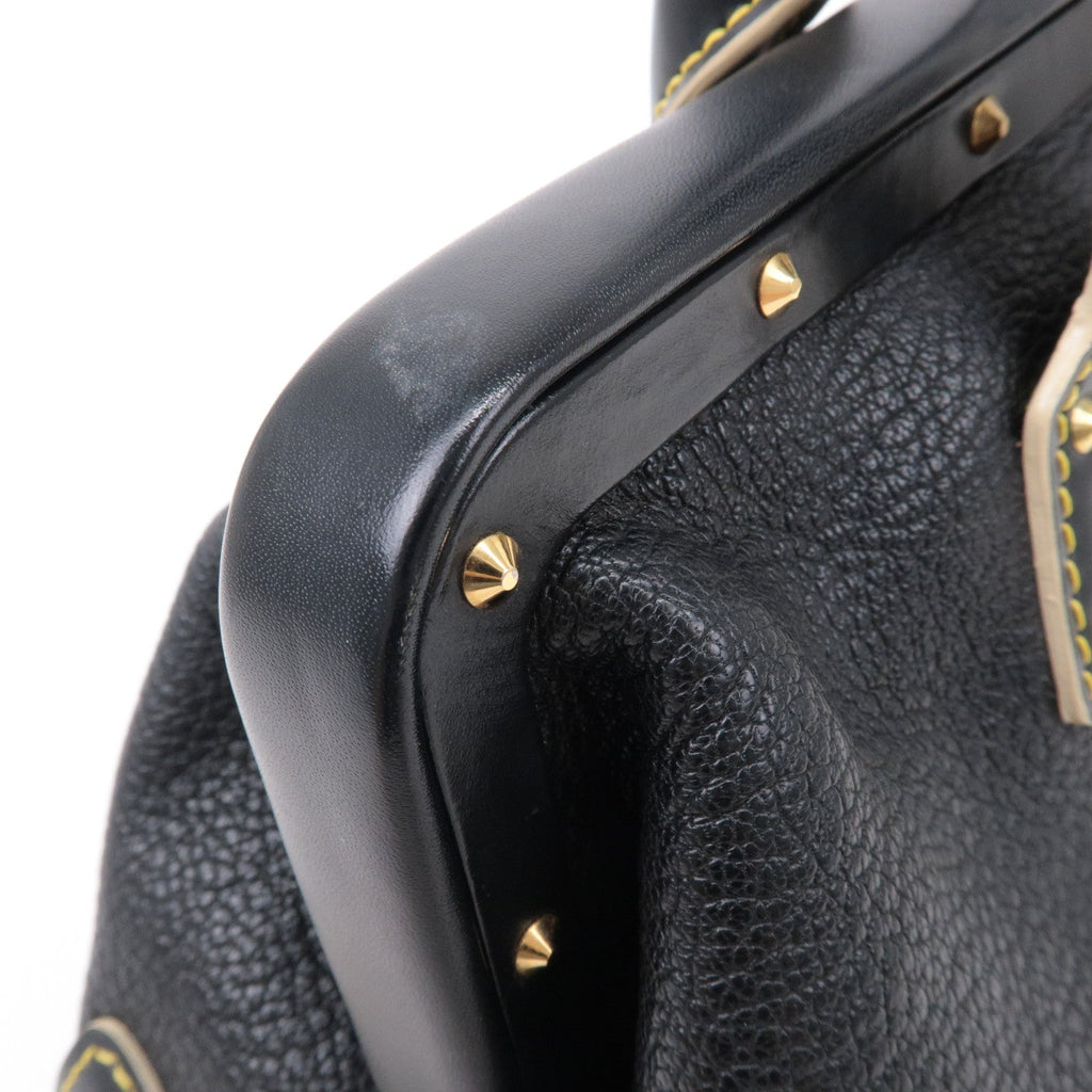 Louis Vuitton Suhali Angenieux PM Hand Bag Black Noir M91805