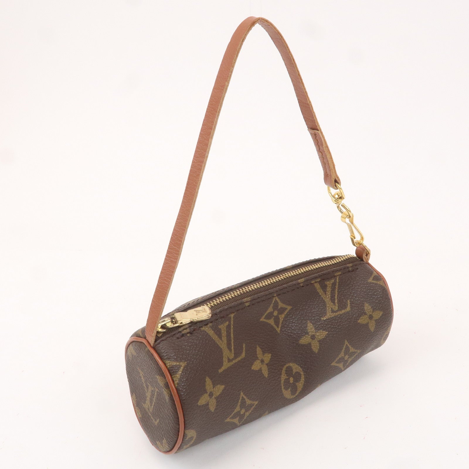 Louis Vuitton Set of 2 Monogram Pouch for Papillon Bag Brown