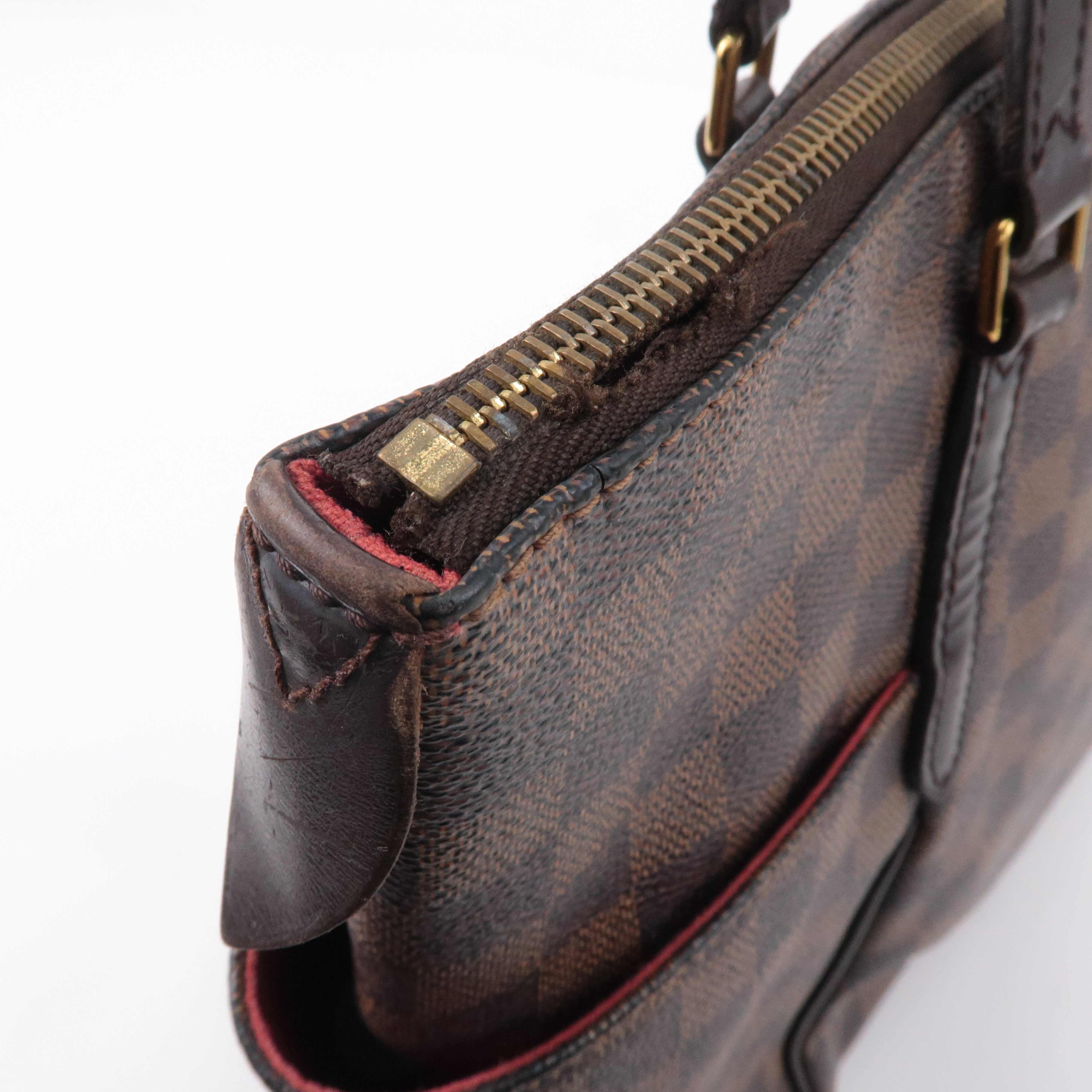 Louis Vuitton Damier Totally MM Shoulder Bag Brown N41281