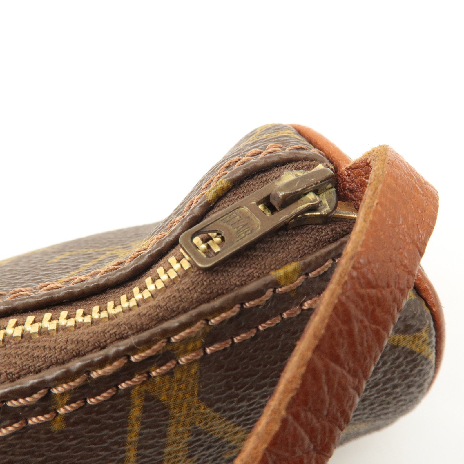 Louis Vuitton Monogram Pouch for Papillon Bag Brown Old Style