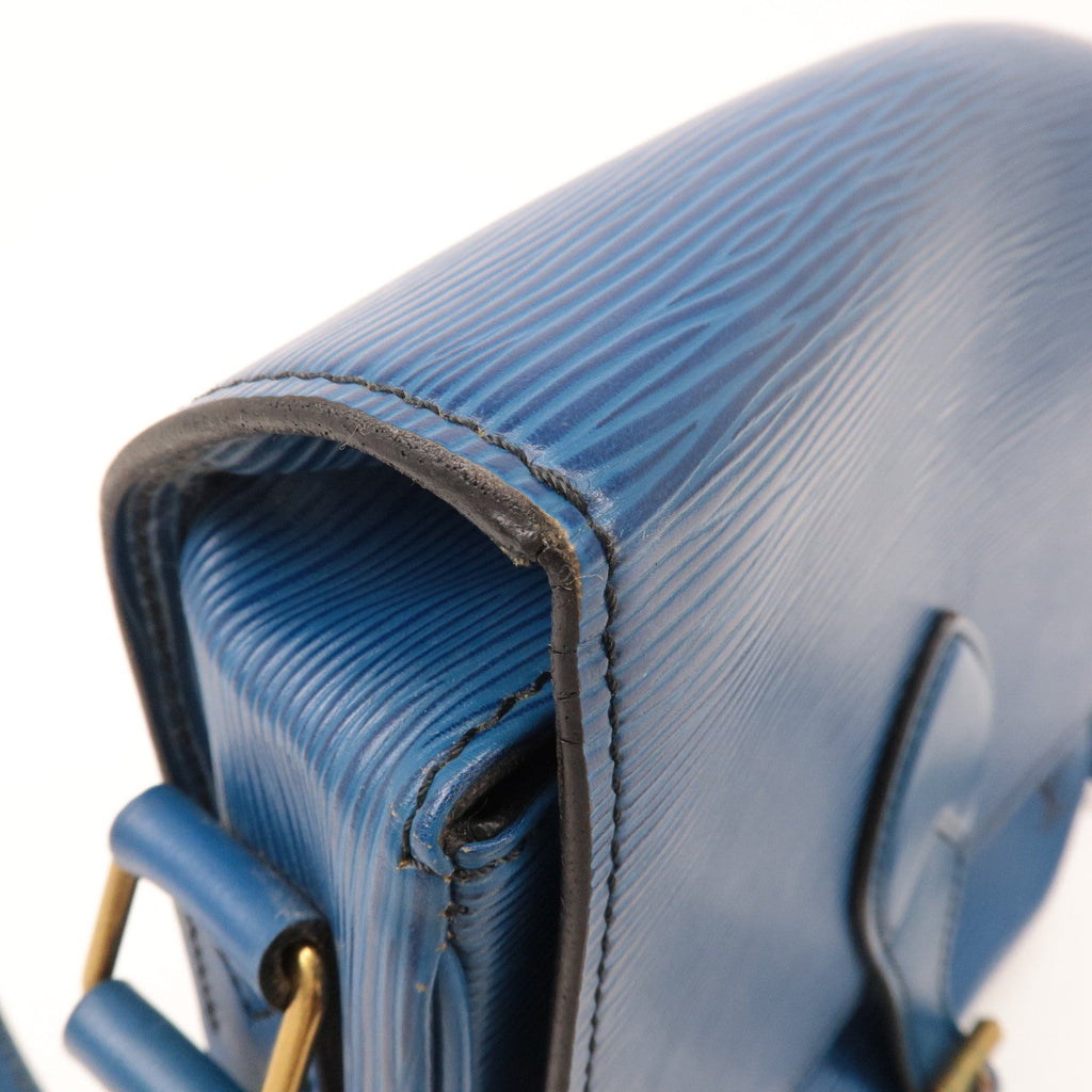 Louis Vuitton Epi Cartouchiere Shoulder Bag Toledo Blue M52245