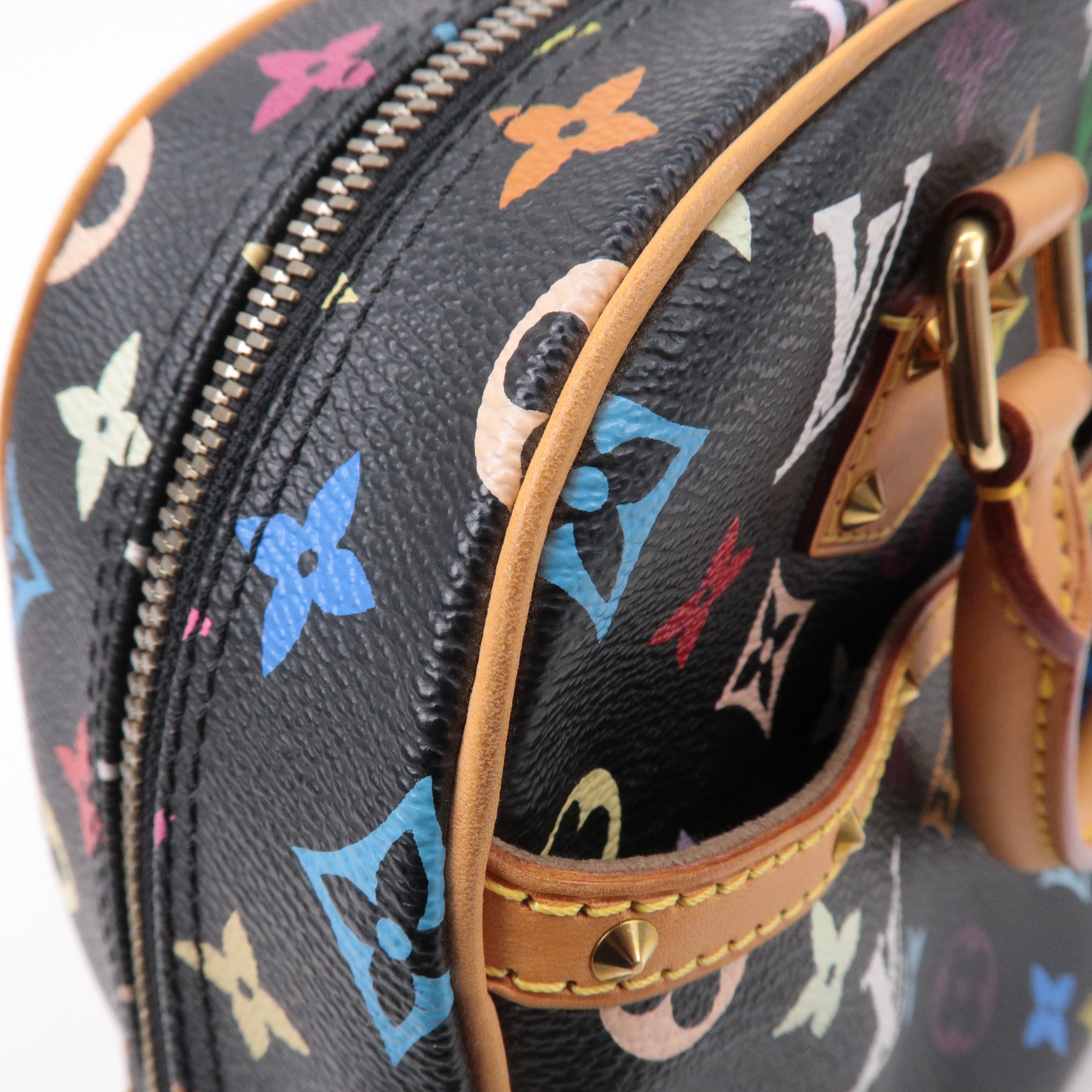 Louis Vuitton Monogram Multi Color Trouville Hand Bag M92662