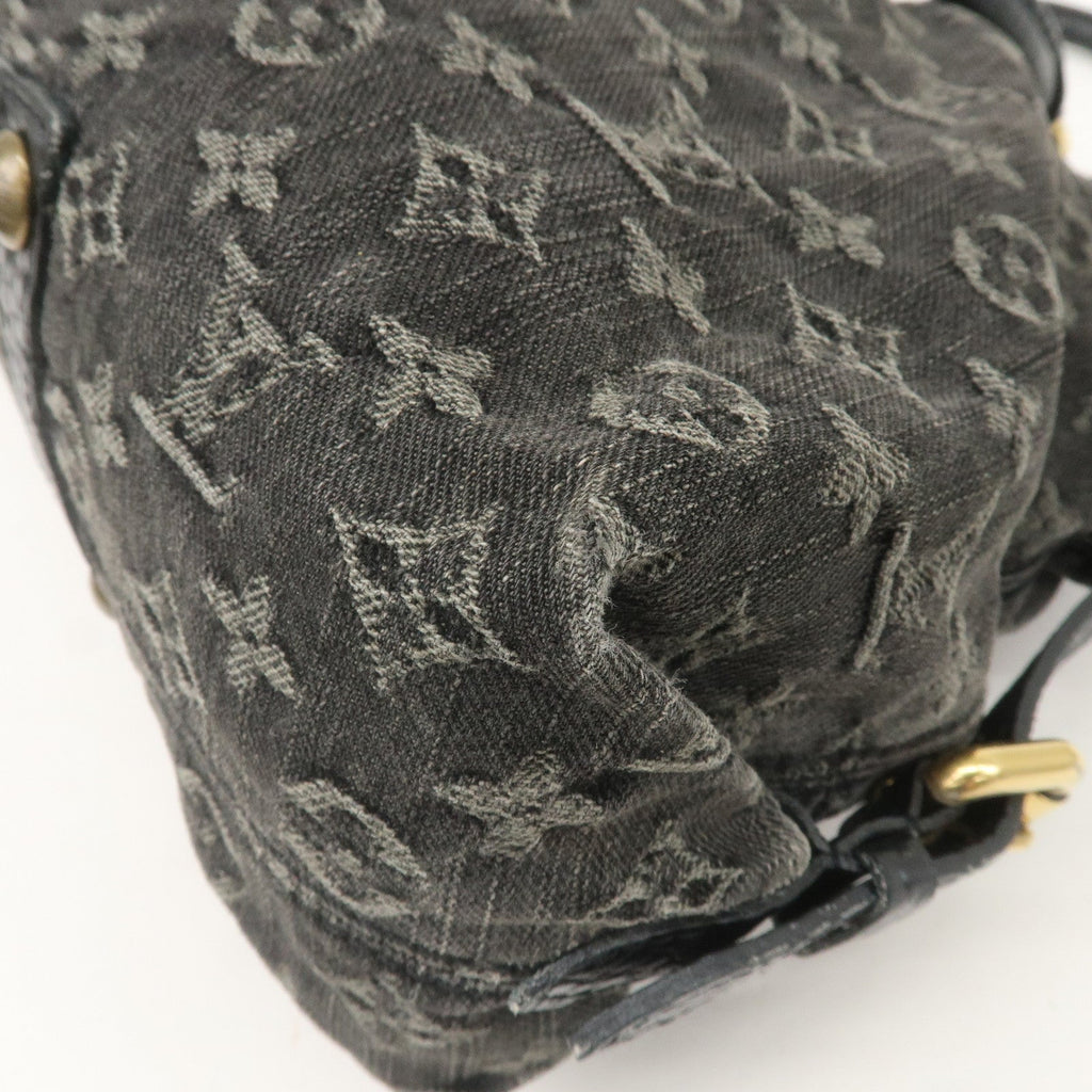 Louis Vuitton Monogram Denim Neo Cabby GM Shoulder Bag Noir M95352