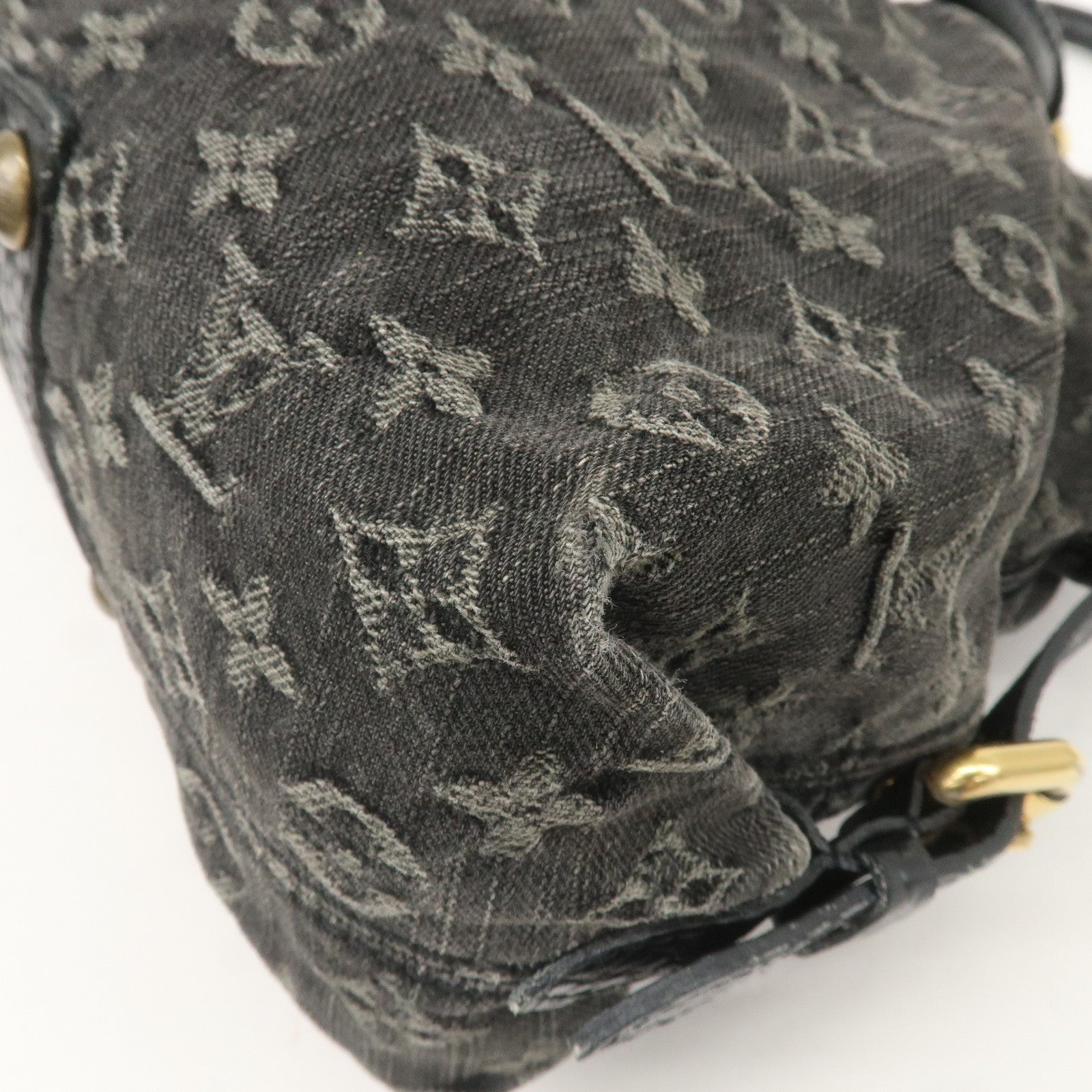 Louis Vuitton Monogram Denim Neo Cabby GM Shoulder Bag Noir M95352