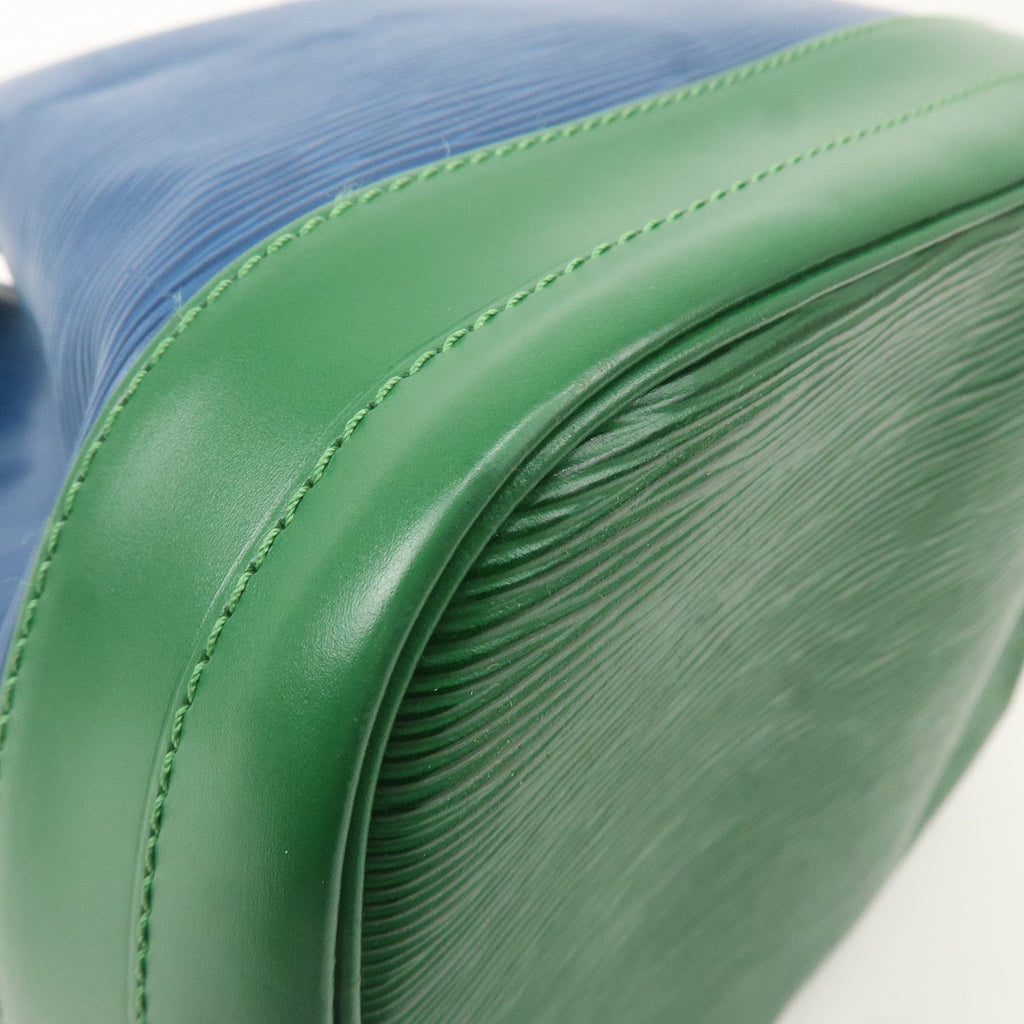 Louis Vuitton Epi Bi-Color Noe Shoulder Bag Blue Green M44044