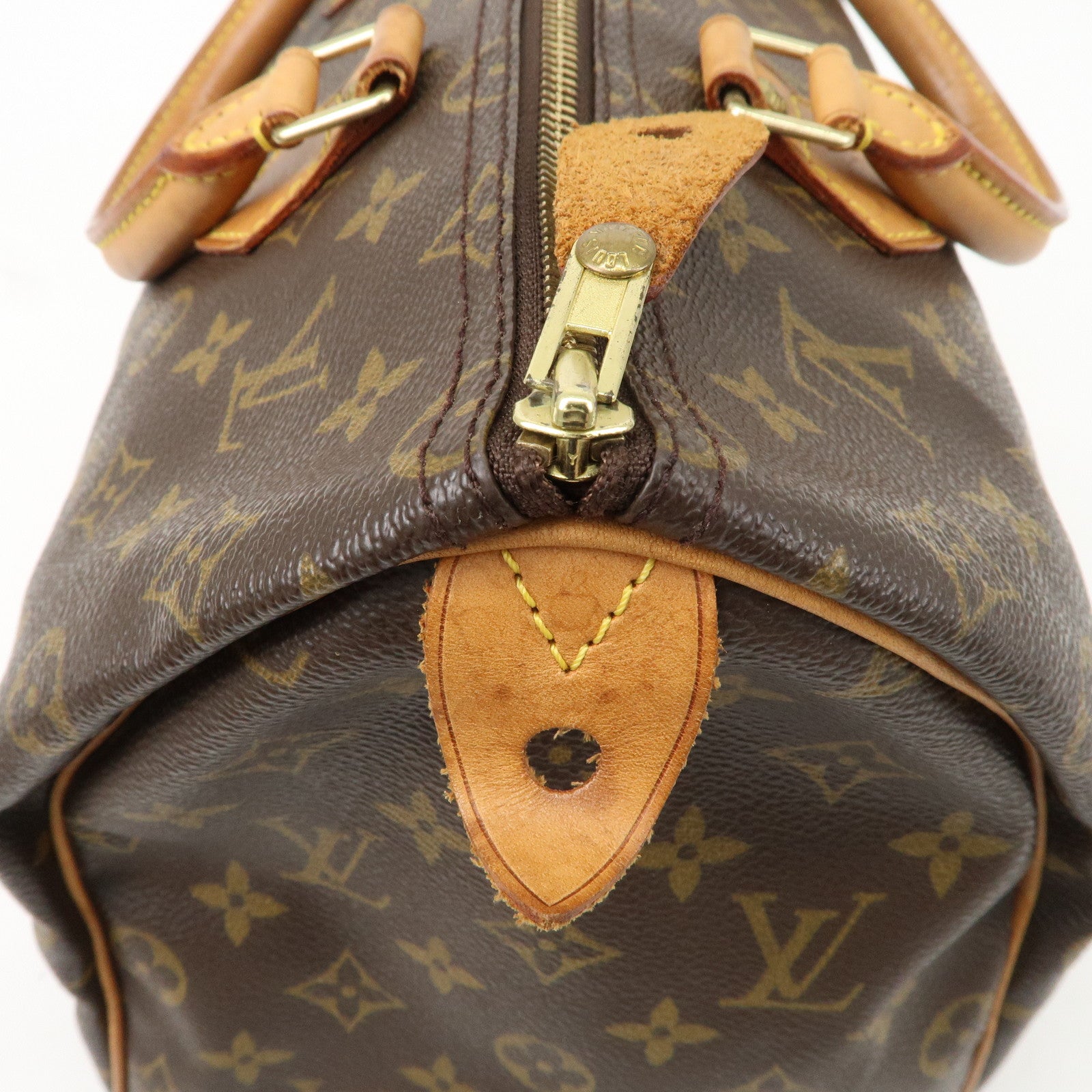 Louis Vuitton Monogram Speedy 35 Hand Bag Boston Bag M41524