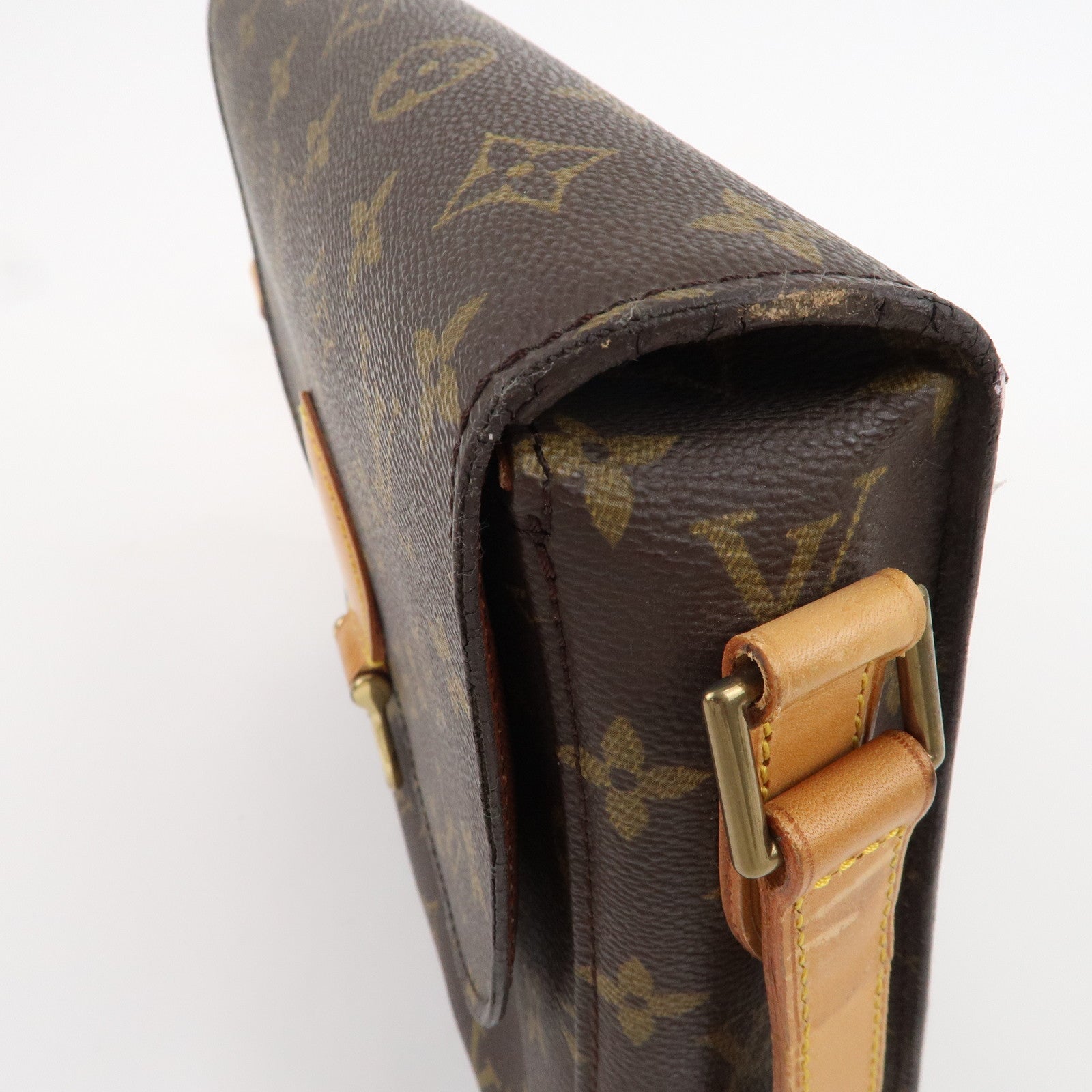 Louis Vuitton Monogram Saint Cloud GM Shoulder Bag Brown M51242