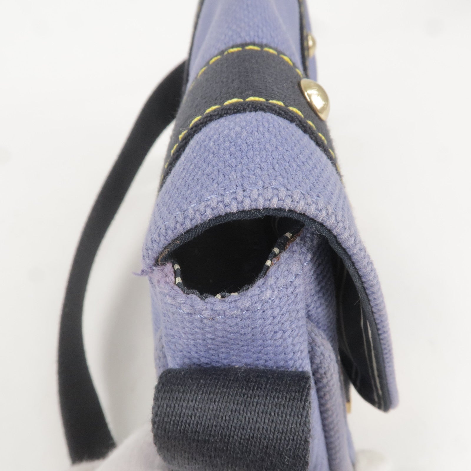 Louis Vuitton Antigua Besace PM Shoulder Bag Blue M40081