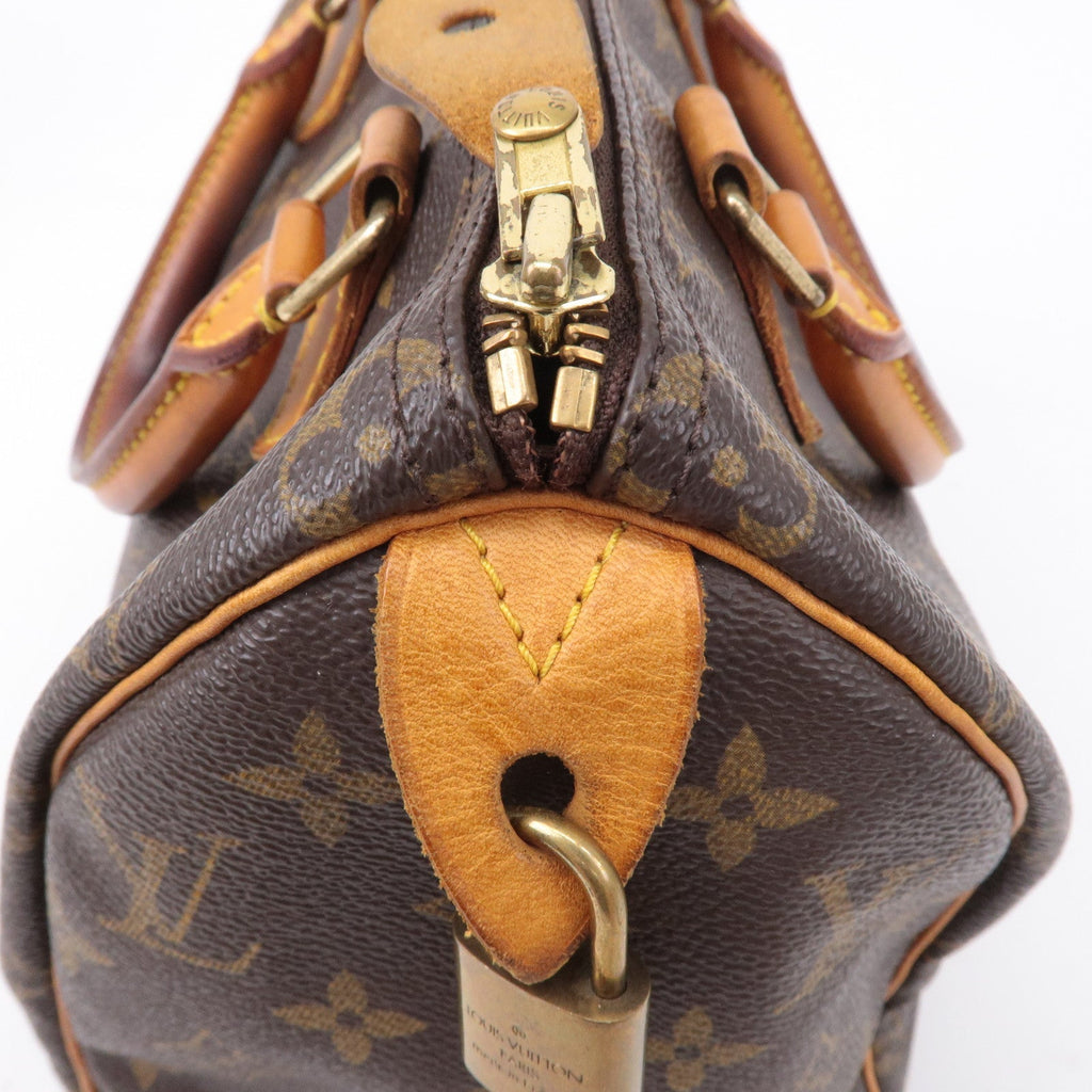 Louis Vuitton Monogram Speedy 25 Hand Bag Boston Bag M41528