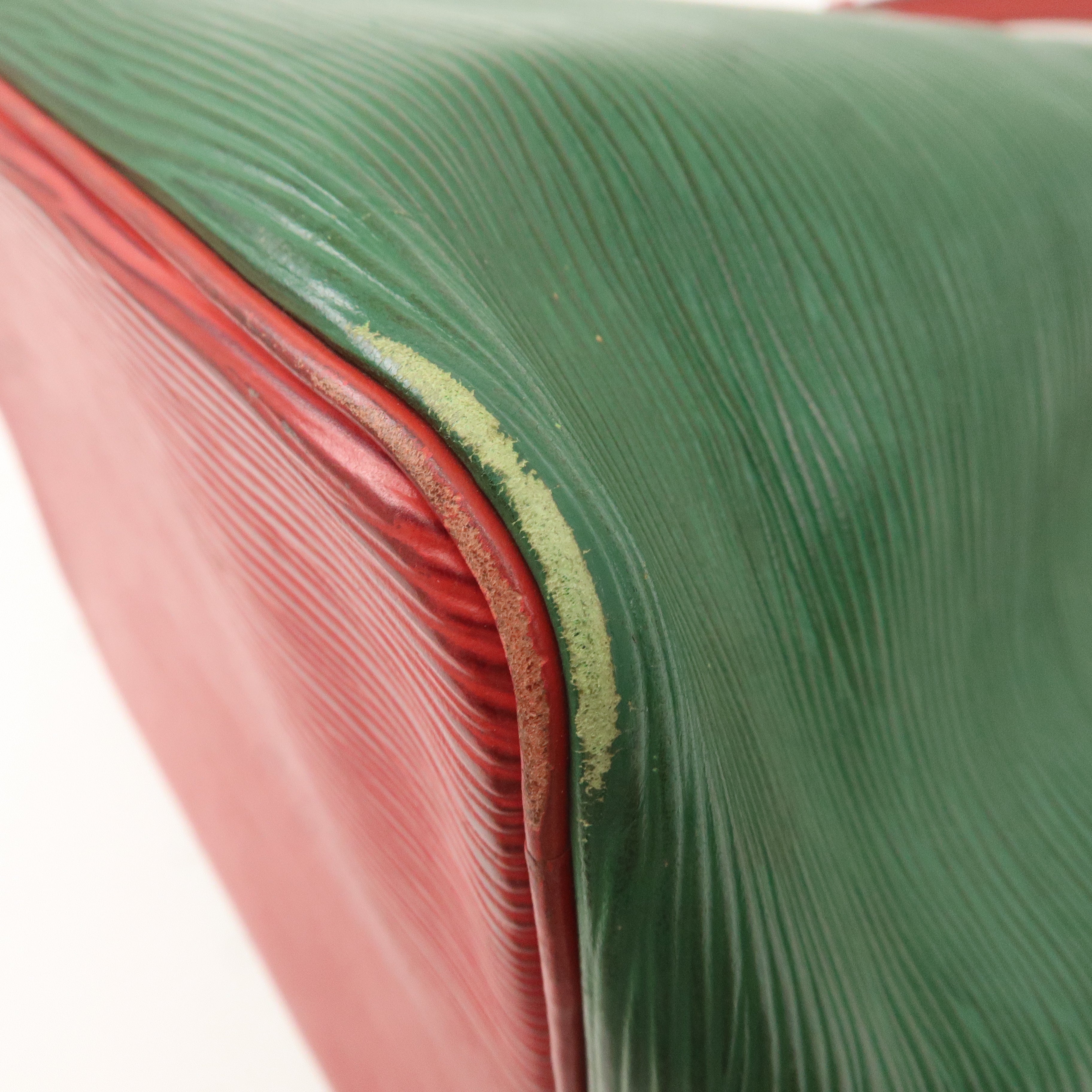 Louis Vuitton Epi Petit Noe Shoulder Bag Green Red M44147