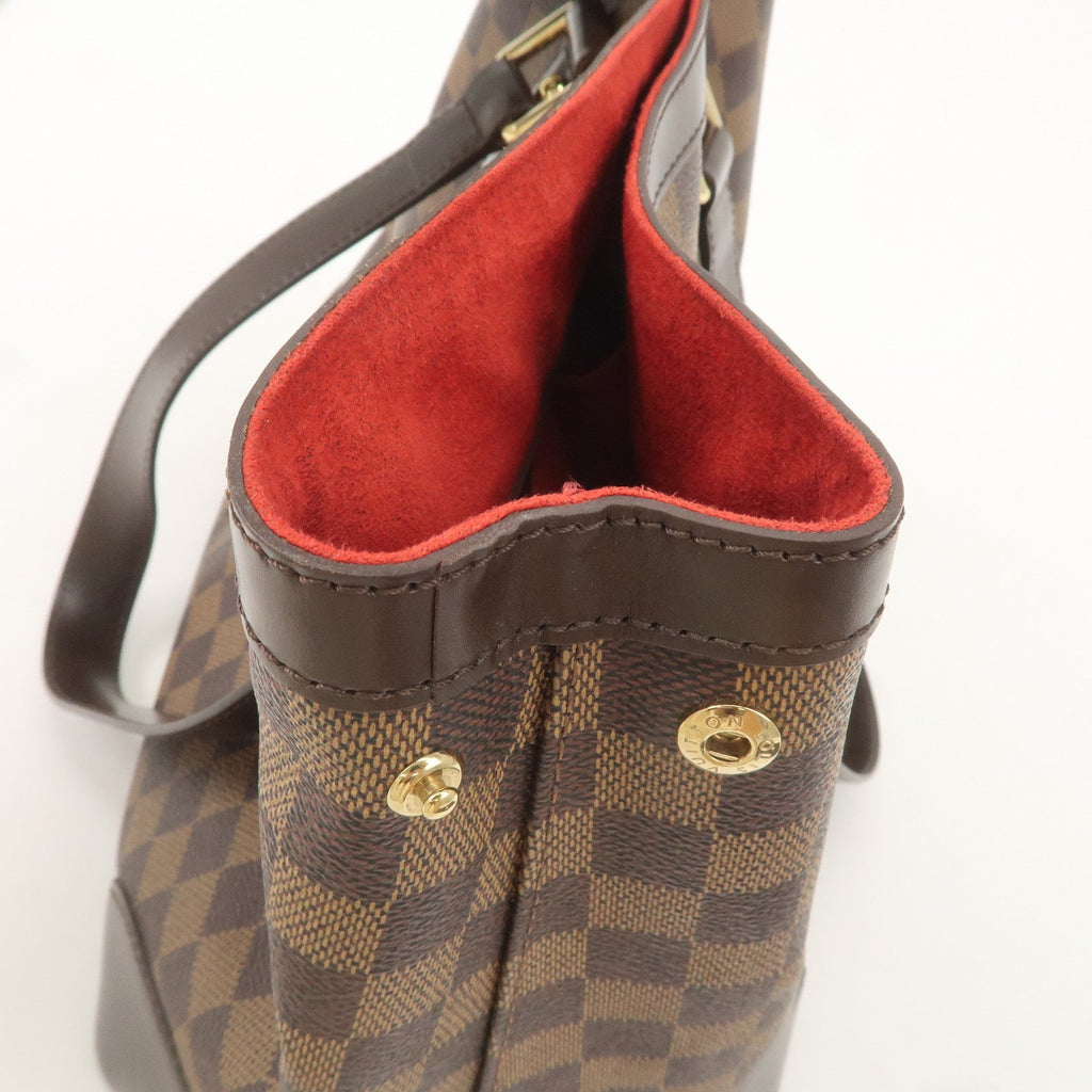 Louis Vuitton Damier Ebene Hampstead PM Hand Bag Brown N51205