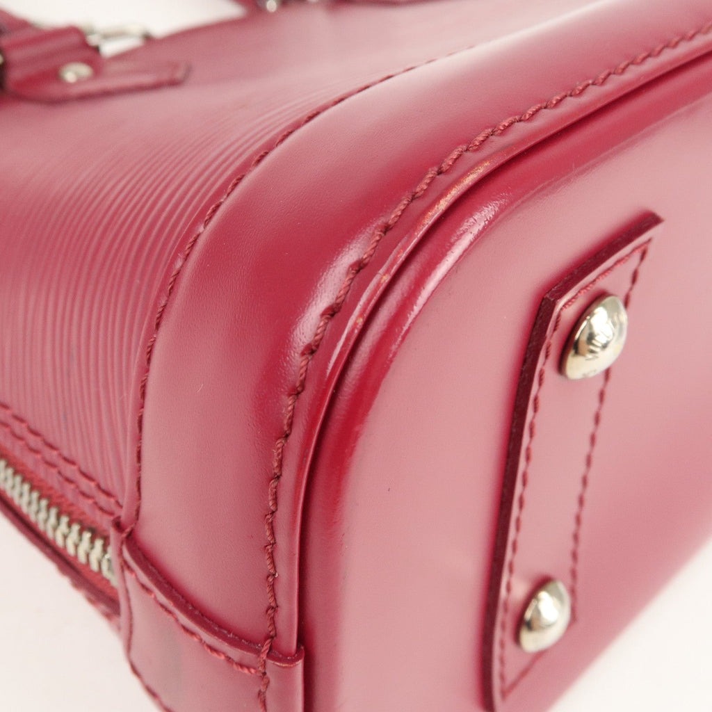 Louis Vuitton Epi Alma BB Hand Bag Shoulder Bag Fuchsia M40851