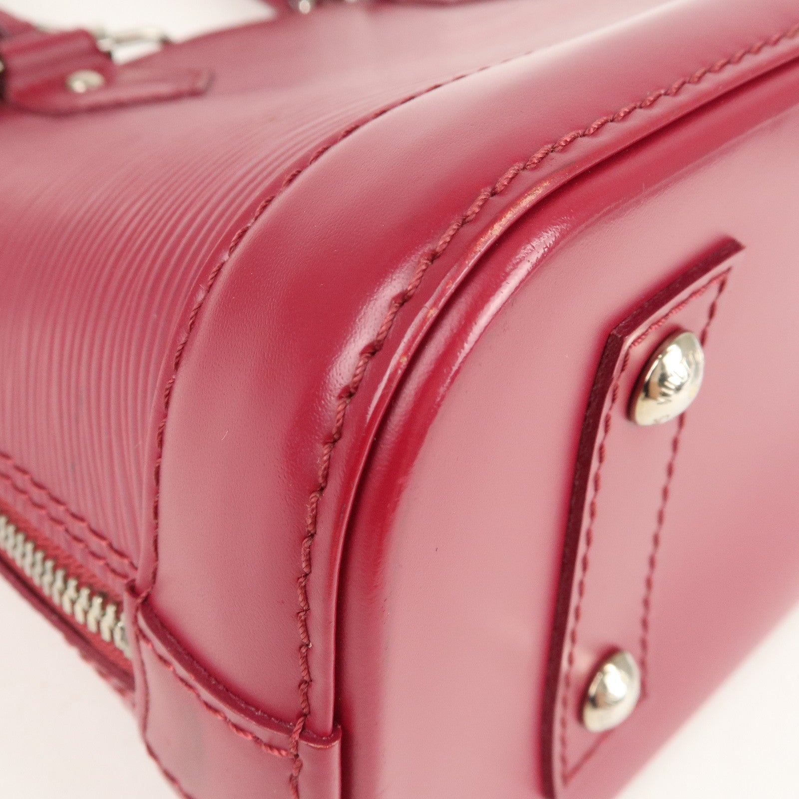Louis Vuitton Epi Alma BB Hand Bag Shoulder Bag Fuchsia M40851