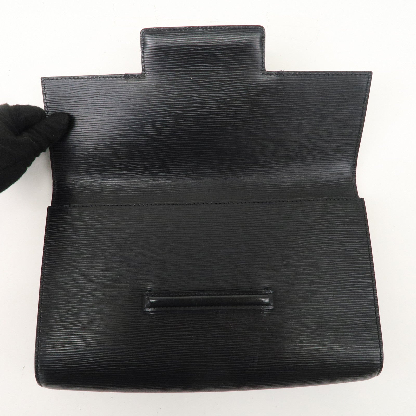 Louis Vuitton Epi Chaillot Clutch Bag Black M52542