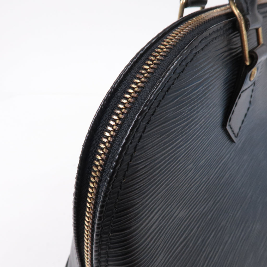 Louis Vuitton Epi Alma Hand Bag Noir Black M52142
