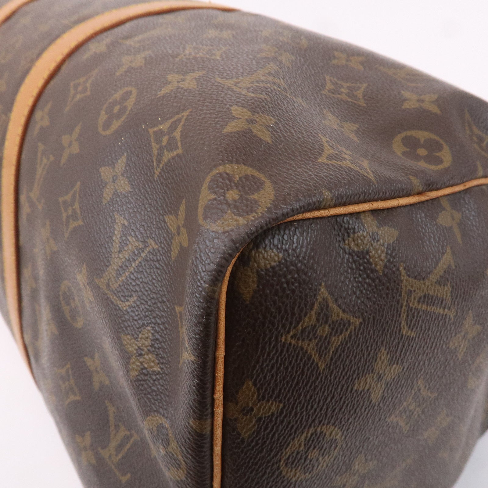 Louis Vuitton Monogram Keep All 50 Bag Brown M41426