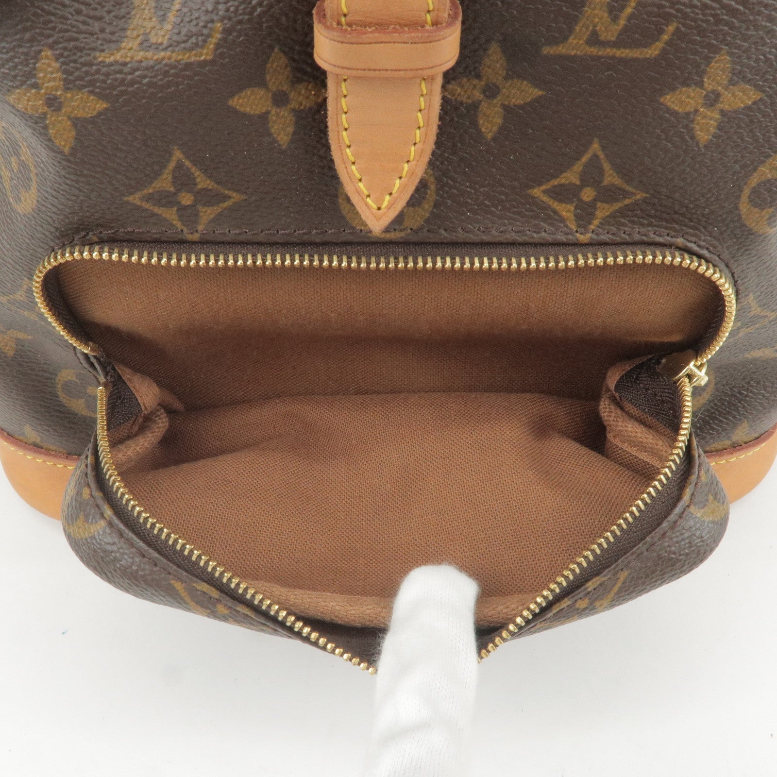 Louis Vuitton Monogram Montsouris MM Back Pack Bag M51136