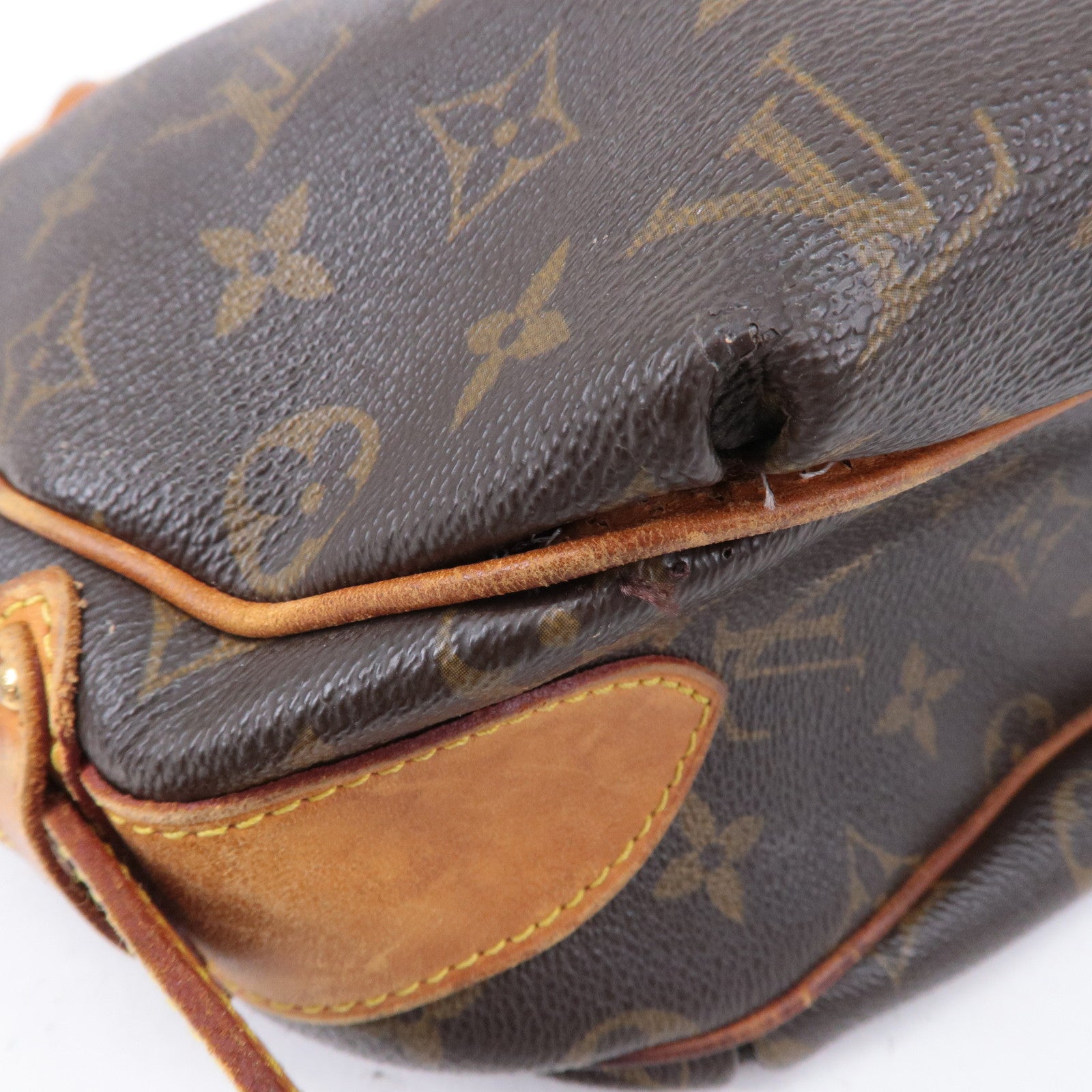 Louis Vuitton Monogram Tulum GM Shoulder Bag Brown M40075