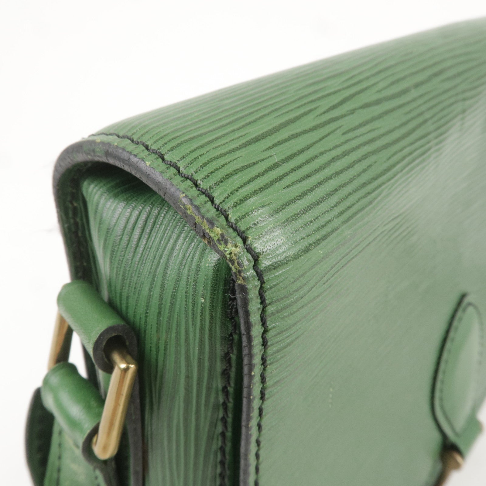 Louis Vuitton Epi Saint Cloud Shoulder Bag Borneo Green M52194