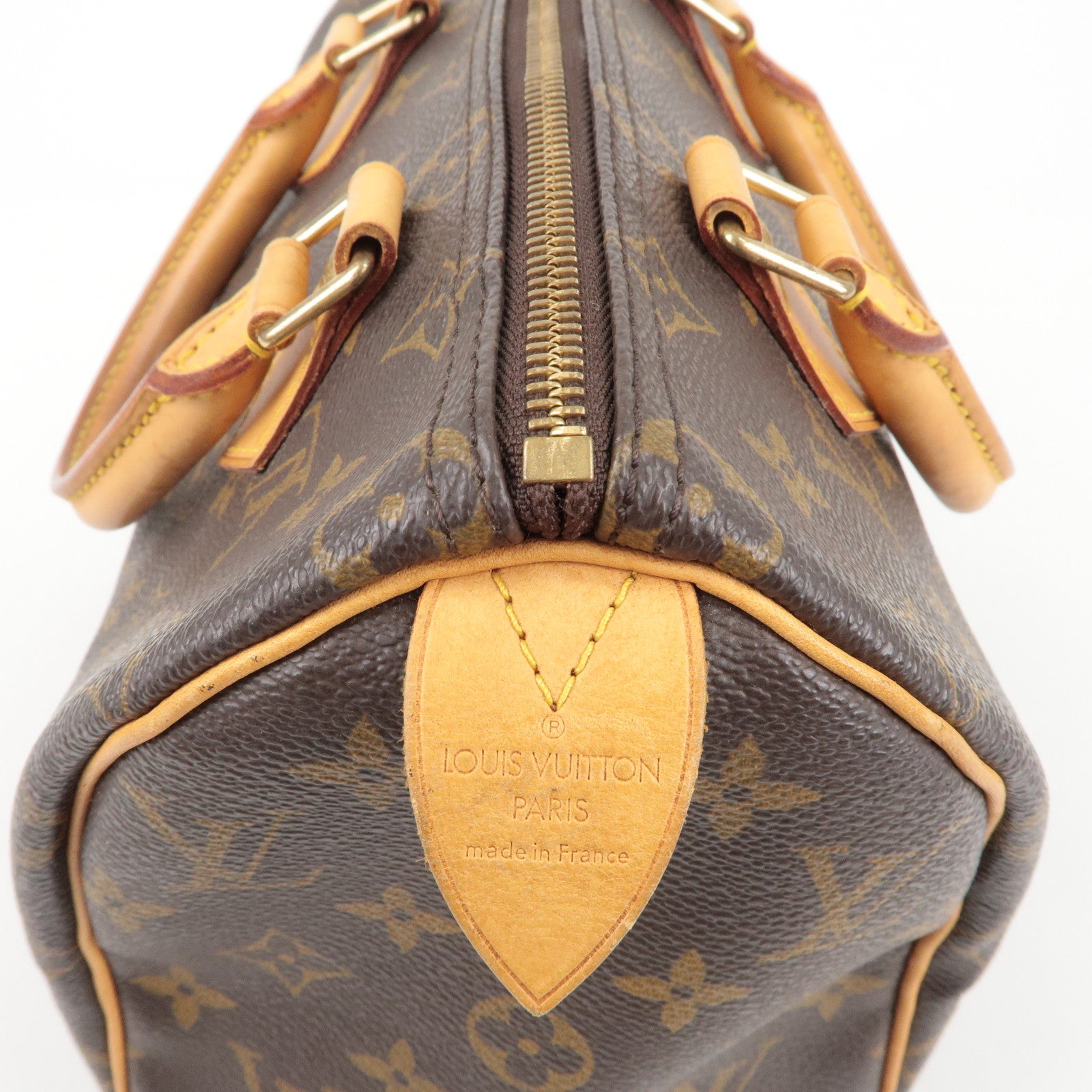 Louis Vuitton Monogram Speedy 25 Hand Bag Boston Bag M41528
