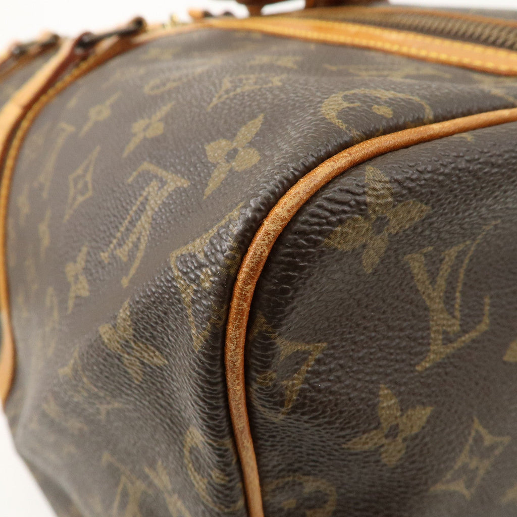 Louis Vuitton Monogram Sac Souple 55 Boston Bag Brown M41622