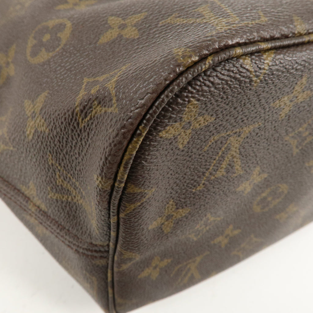 Louis Vuitton Monogram Neverfull MM Tote Bag Brown M40156
