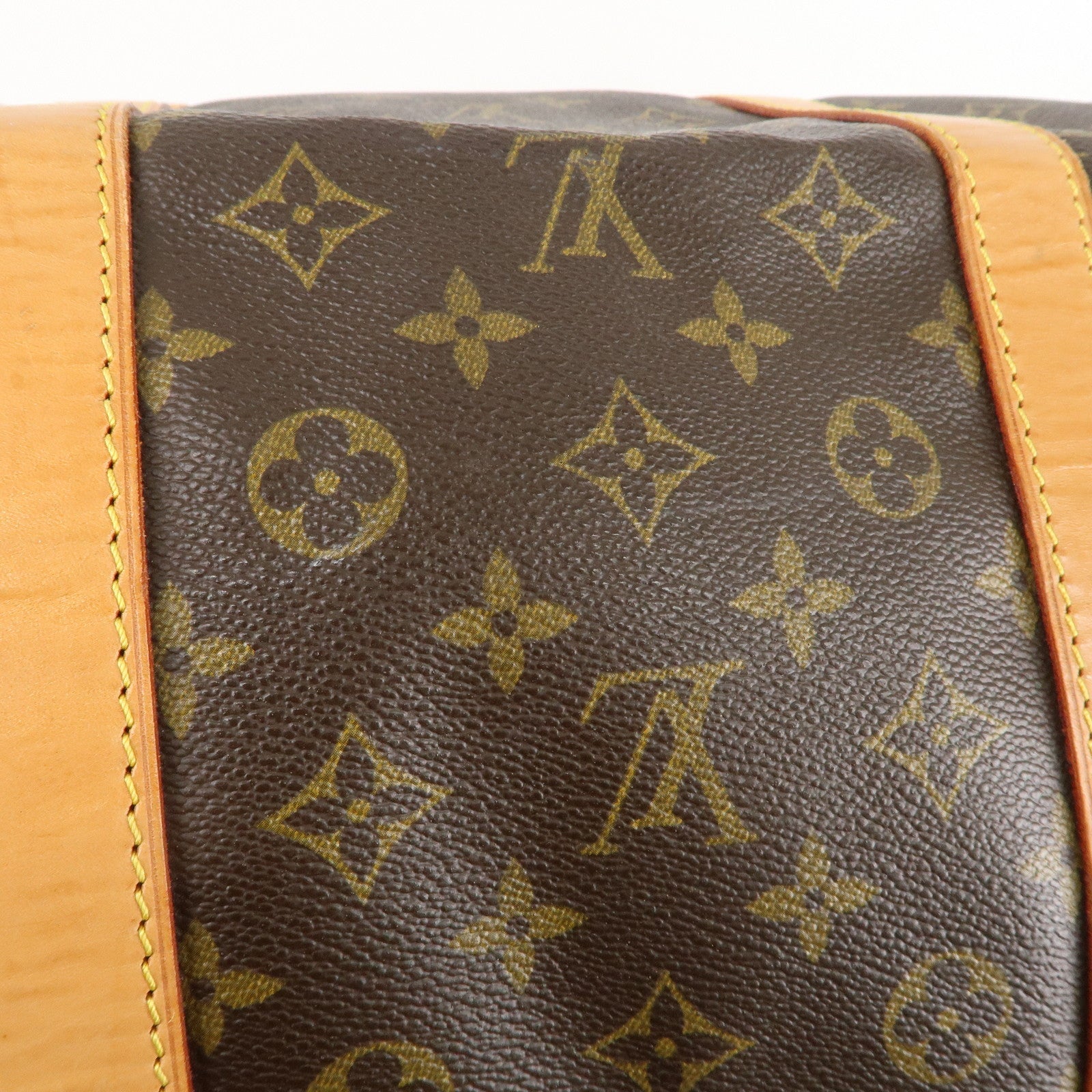 Louis Vuitton Monogram Keep All 60 Boston Bag Brown M41422