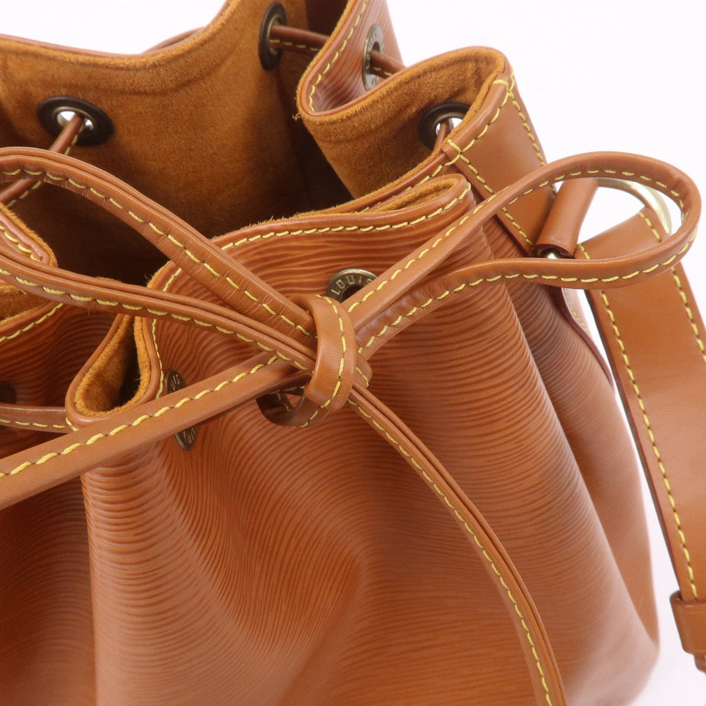 Louis Vuitton Epi Petit Noe Shoulder Bag Zipang Gold M44108