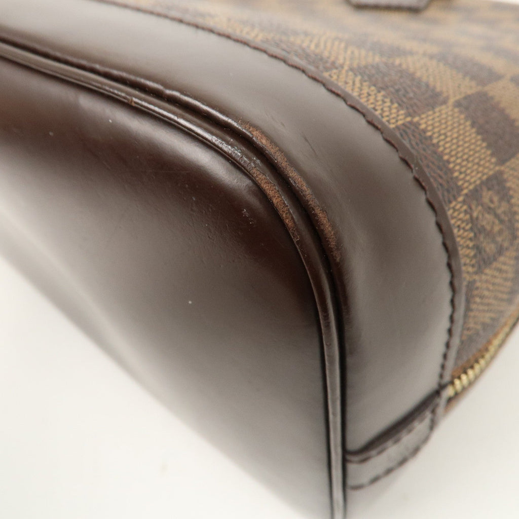 Louis Vuitton Damier Alma PM Hand Bag Brown N51131