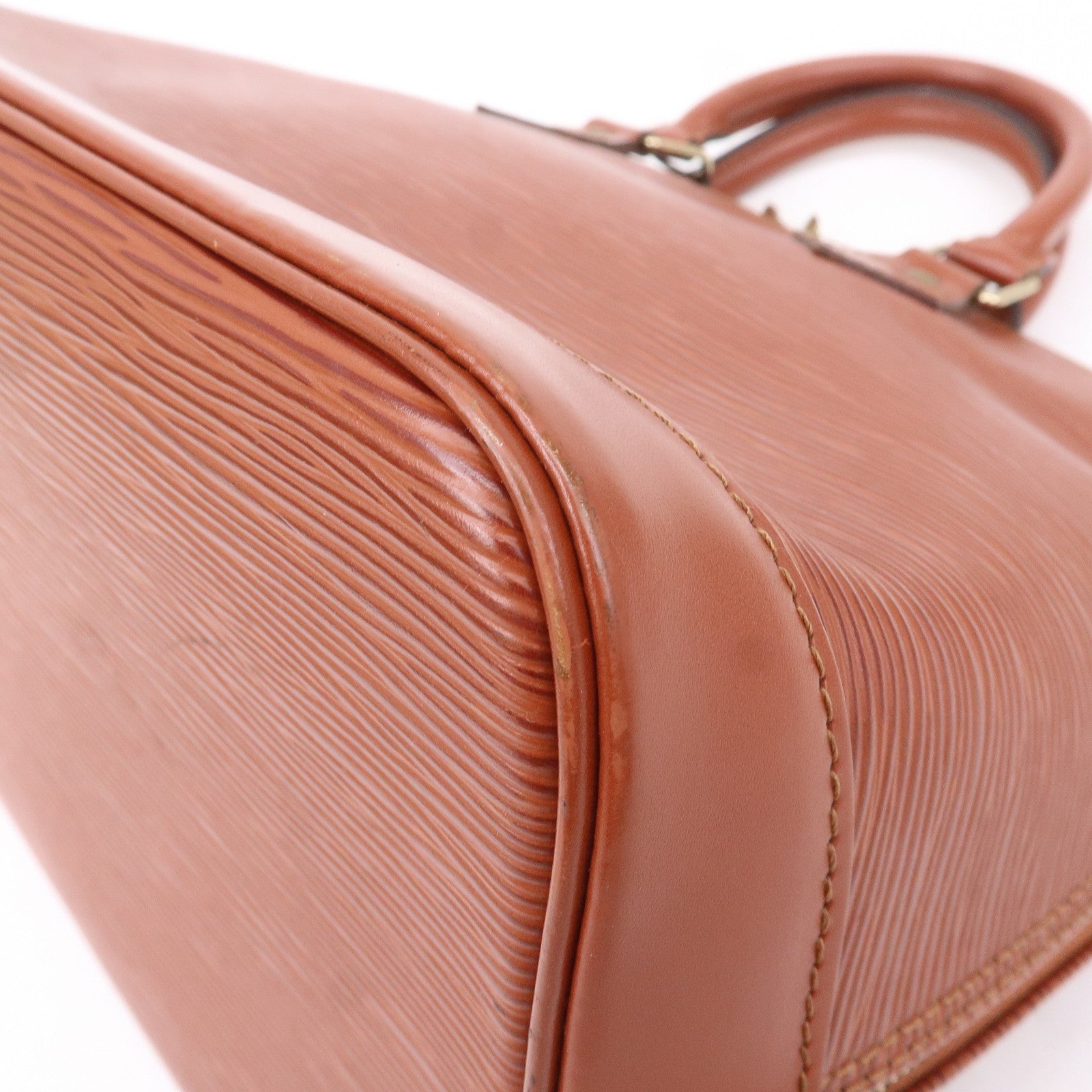 Louis Vuitton Epi Alma Hand Bag Kenya Brown M52143