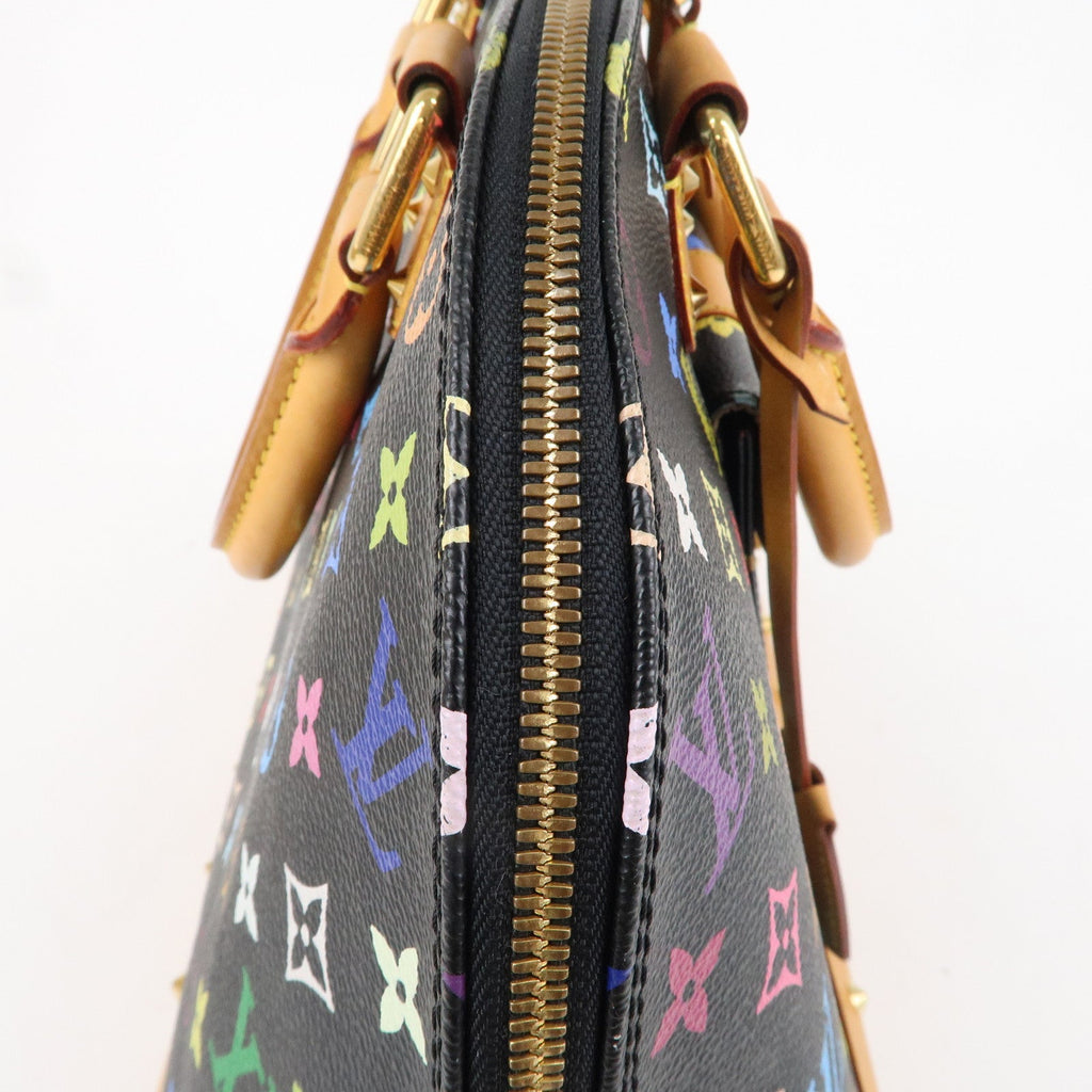 Louis Vuitton Monogram Multi Color Alma Hand Bag Noir M40442