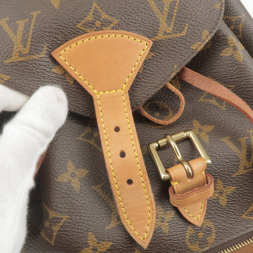 Louis Vuitton Monogram Montsouris MM Back Pack Bag M51136