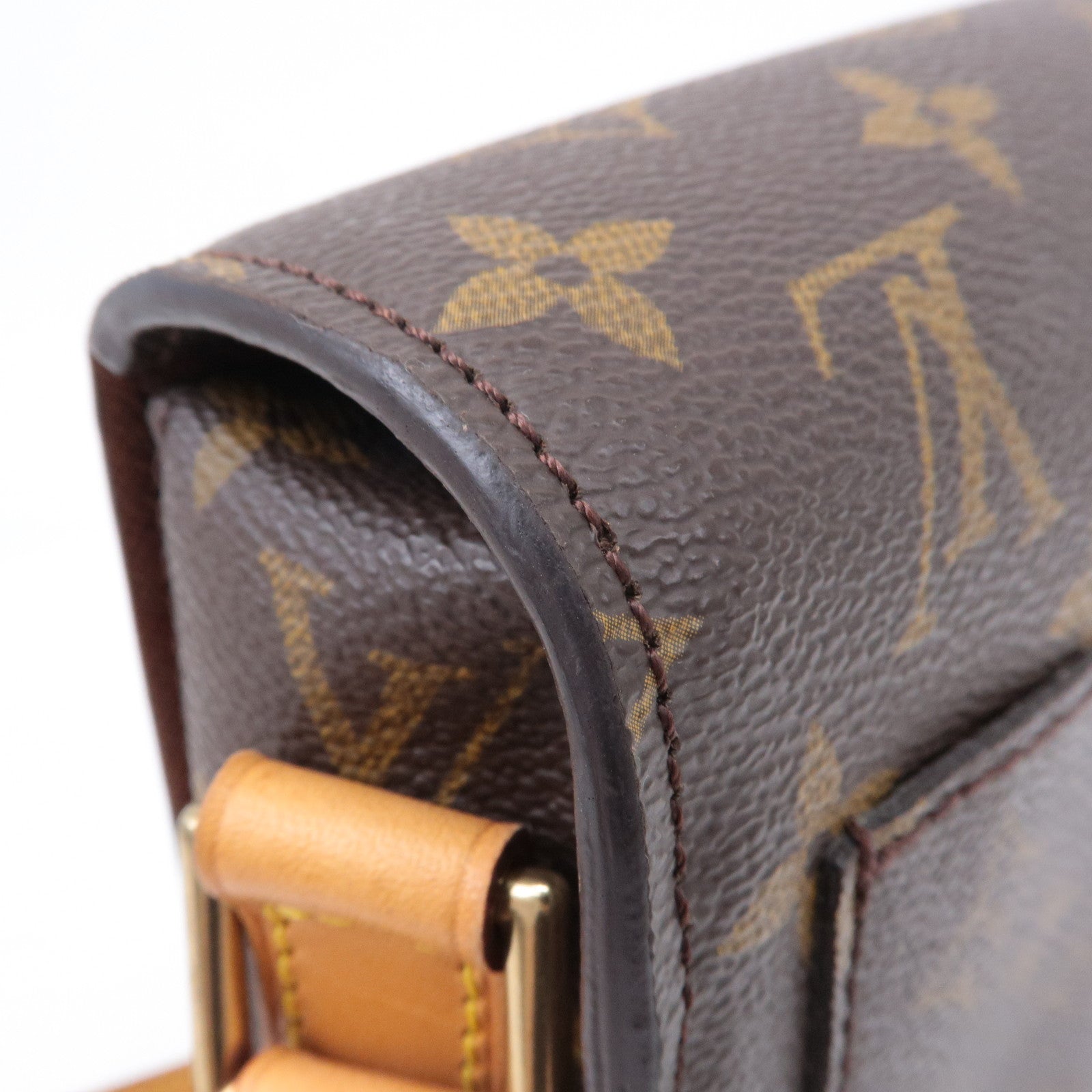 Louis Vuitton Monogram Saint Cloud GM Shoulder Bag Brown M51242