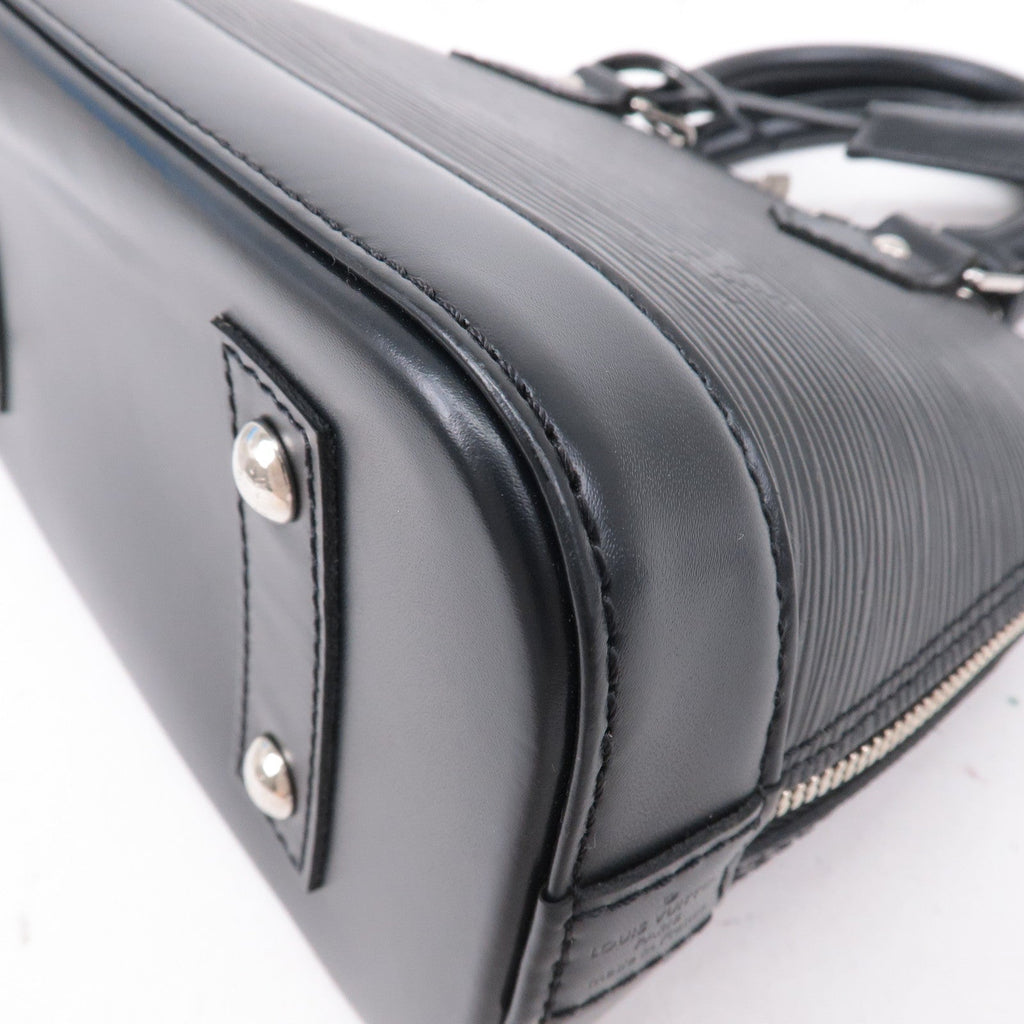 Louis Vuitton Epi Alma BB 2Way Shoulder Bag Noir Black M40862