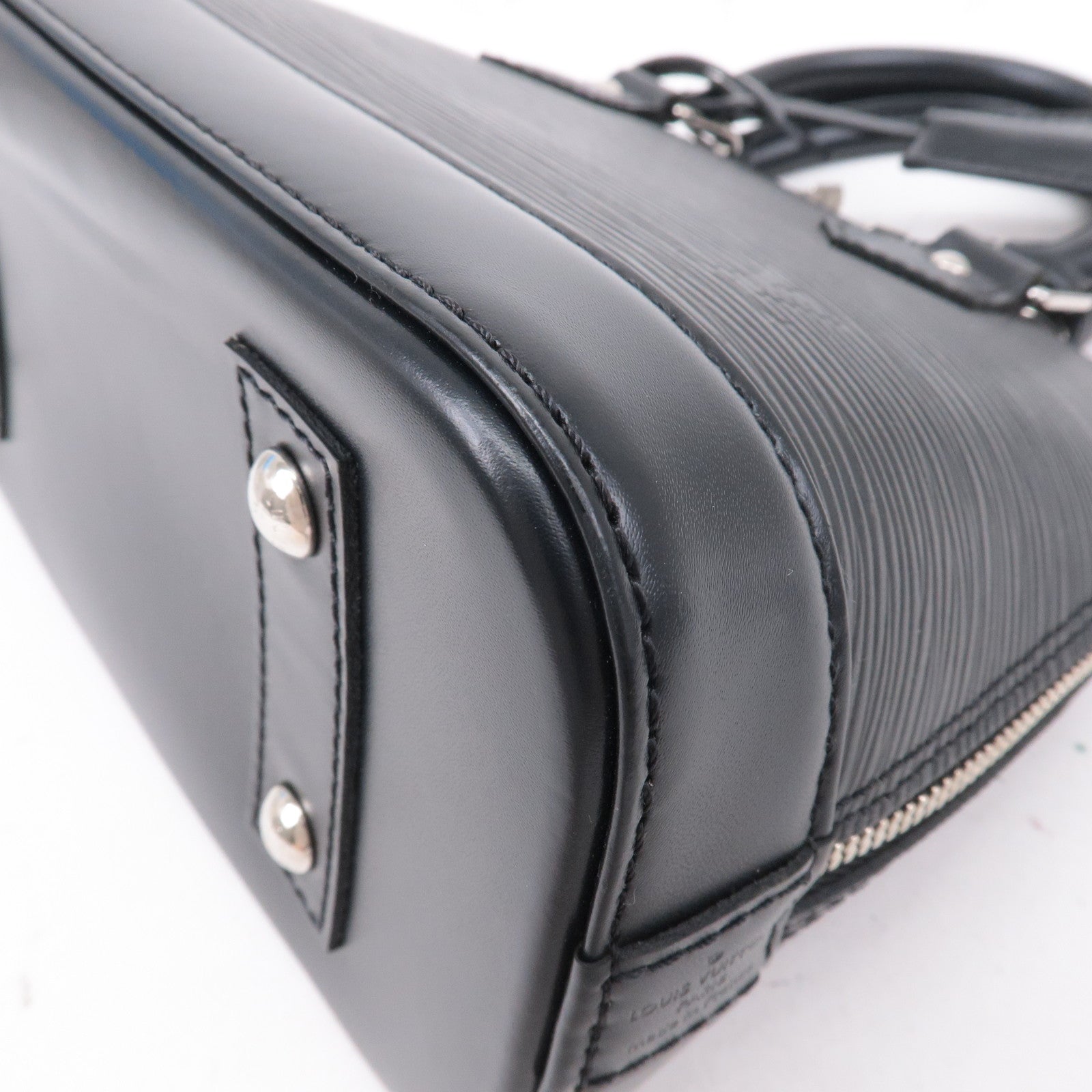 Louis Vuitton Epi Alma BB 2Way Shoulder Bag Noir Black M40862