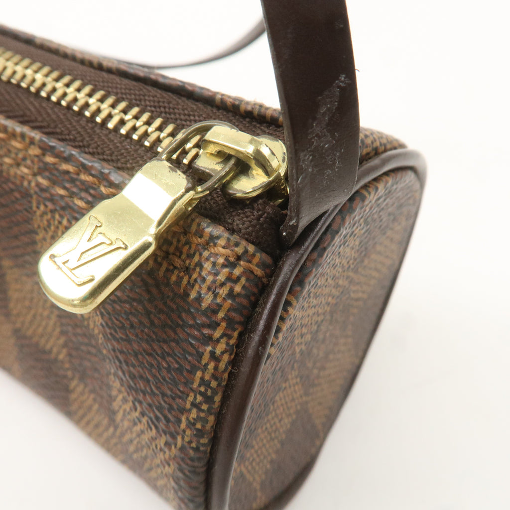 Louis Vuitton Damier Mini Pouch for Papillon Bag Brown