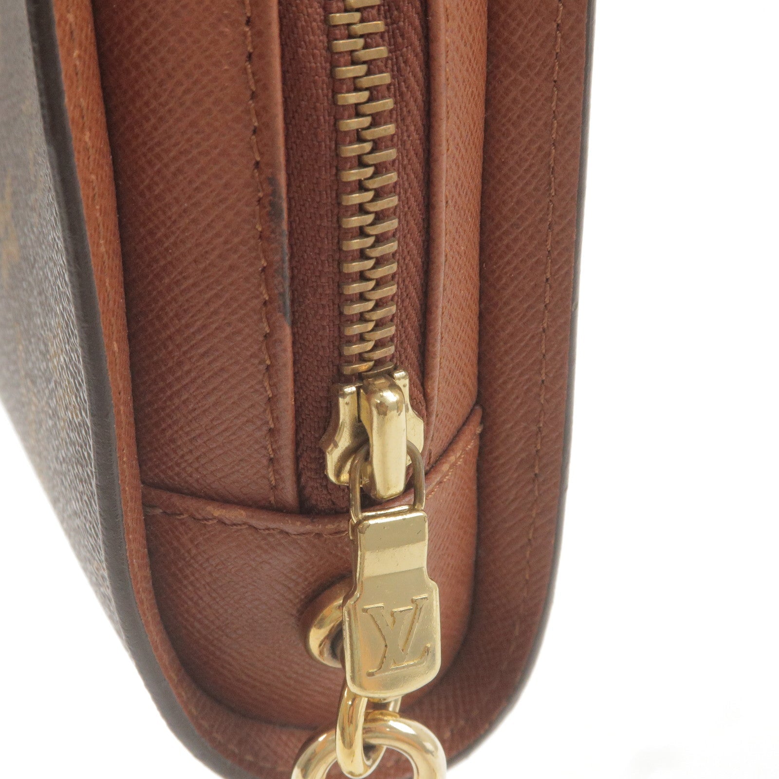 Louis Vuitton Monogram Orsay Clutch Bag Pouch Brown M51790