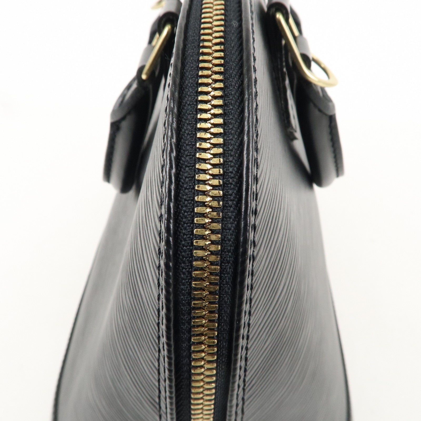 Louis Vuitton Epi Alma Hand Bag Noir Black M52142