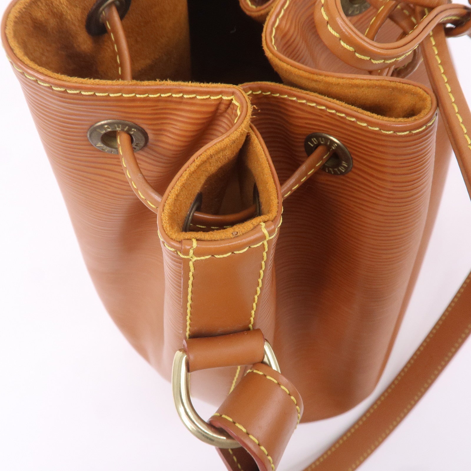 Louis Vuitton Epi Petit Noe Shoulder Bag Zipang Gold M44108