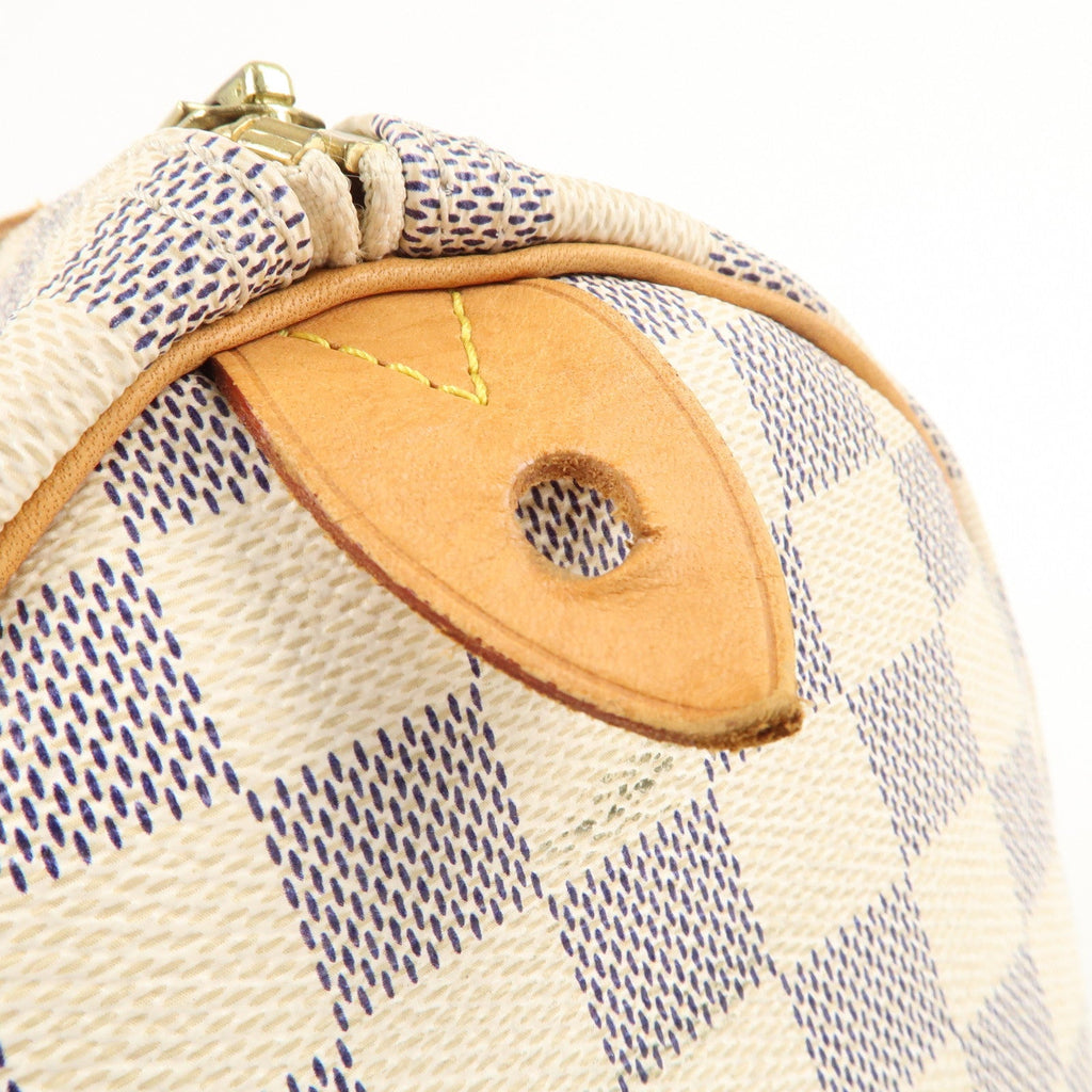 Louis Vuitton Damier Azur Speedy 30 Boston Hand Bag N41533