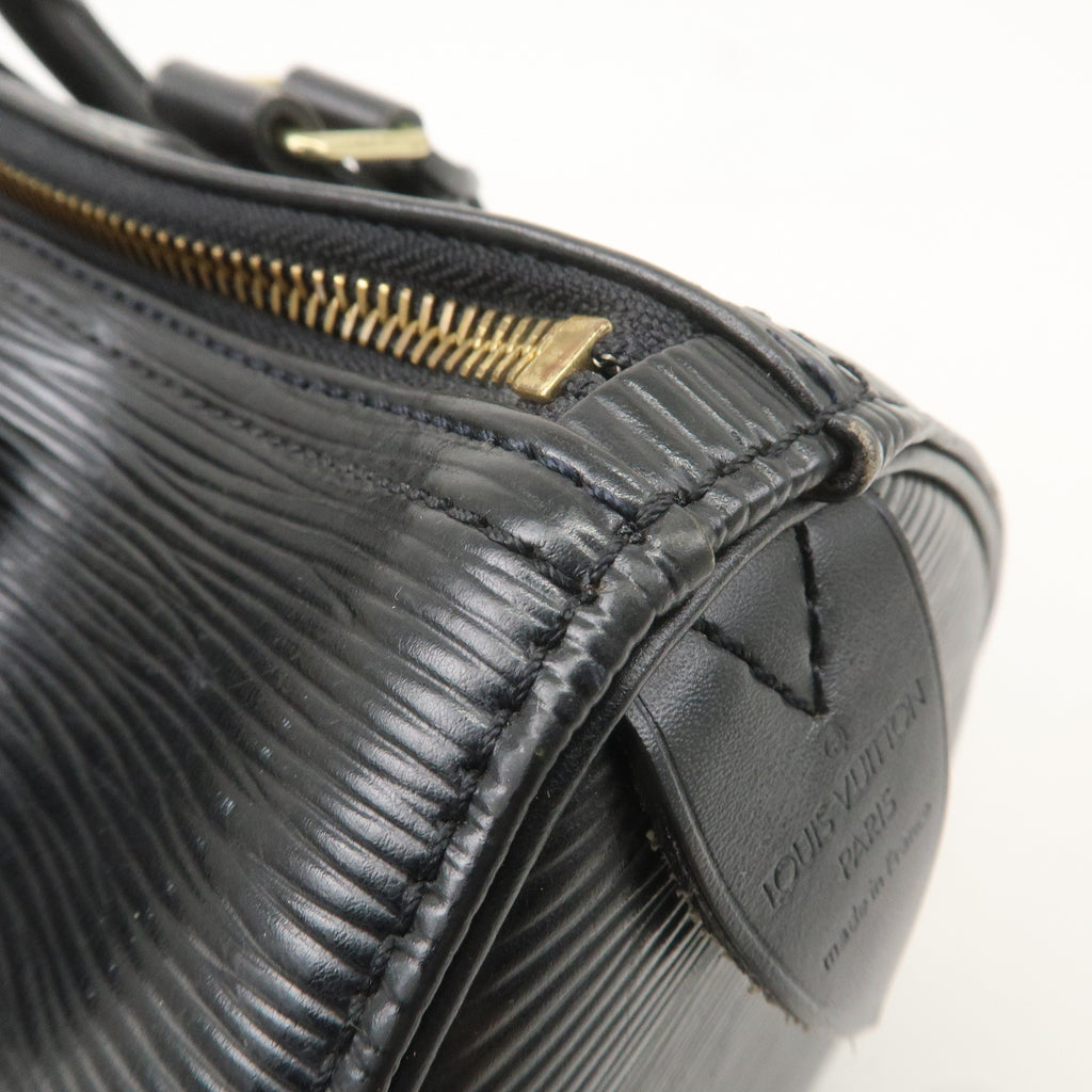 Louis Vuitton Epi Speedy 25 Boston Bag Hand Bag Noir Black M43012