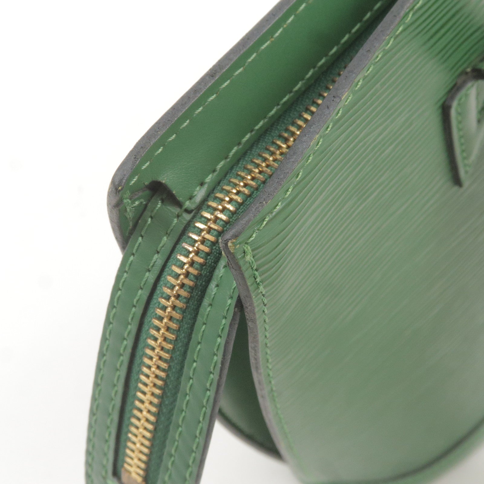 Louis Vuitton Epi Saint Jacques Shoulder Bag Borneo Green M52334