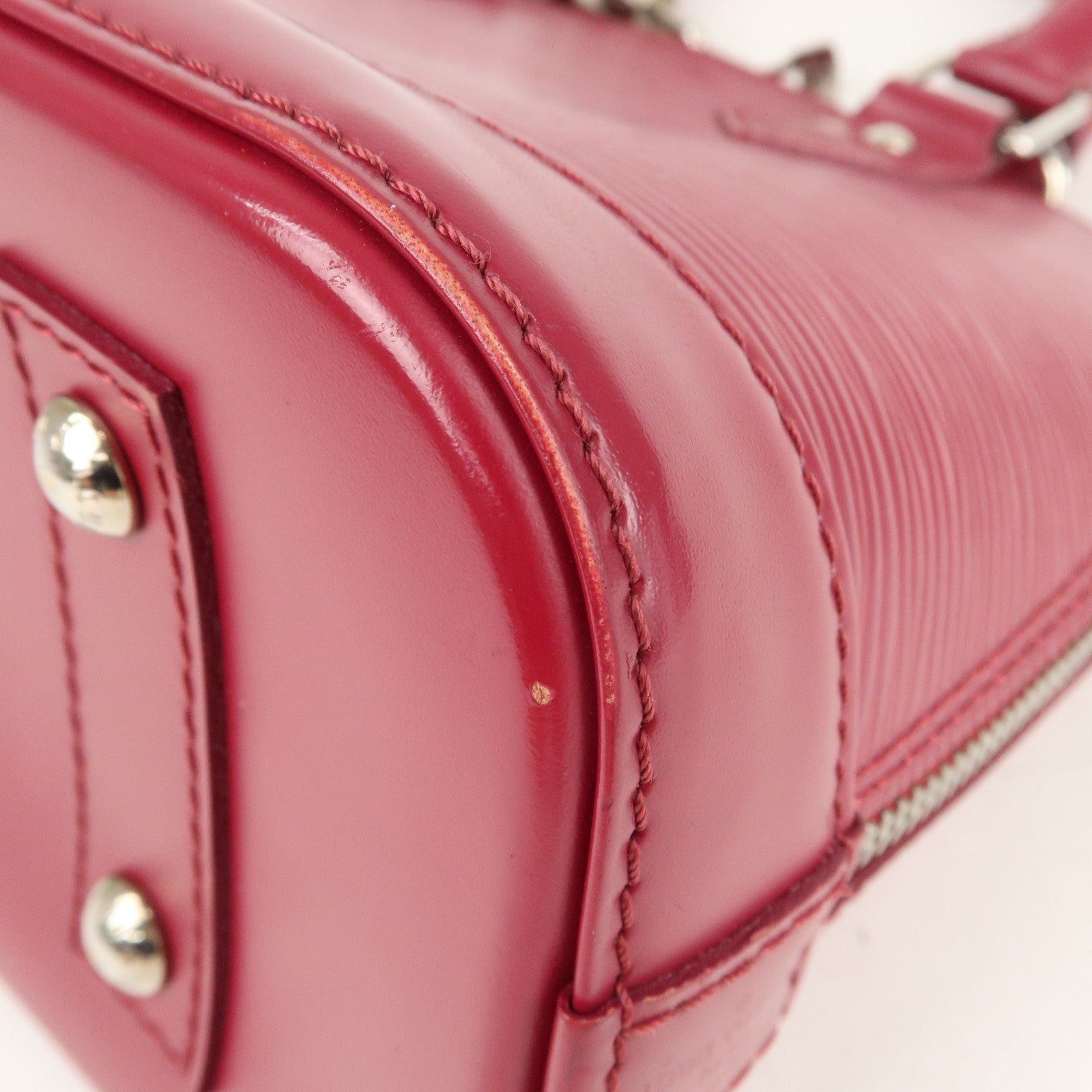 Louis Vuitton Epi Alma BB Hand Bag Shoulder Bag Fuchsia M40851