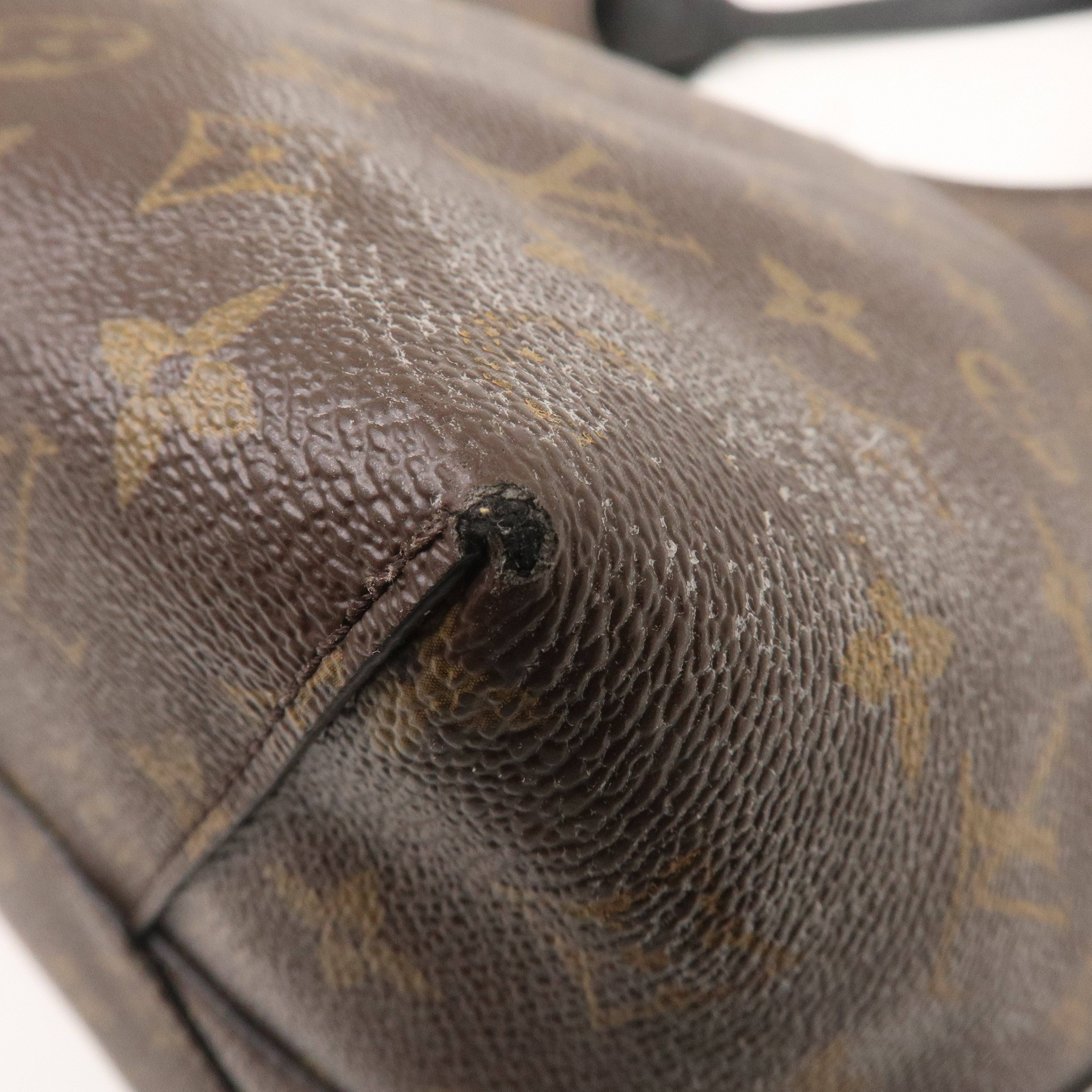 Louis Vuitton Monogram Flower Hobo Shoulder Bag Brown M43545