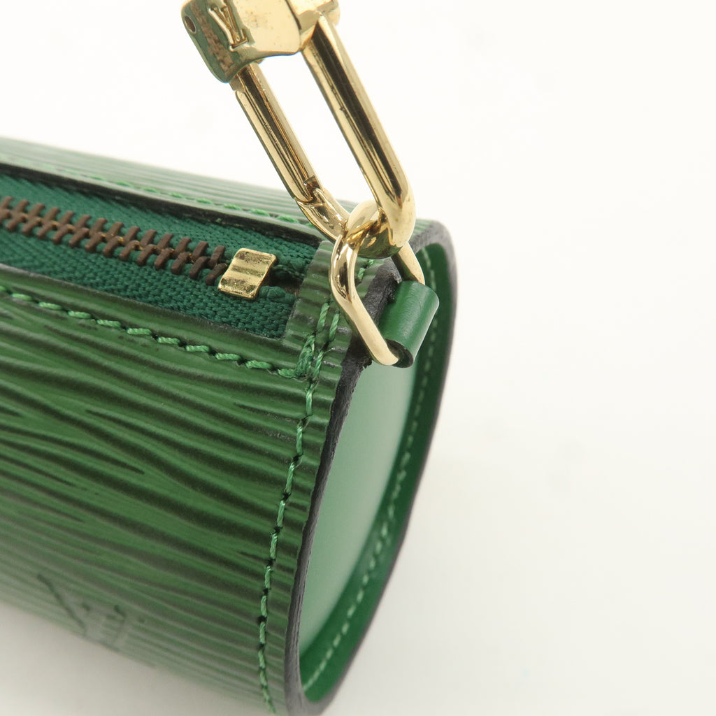 Louis Vuitton Epi Mini Pouch For Soufflot Hand Bag Borneo Green F/S