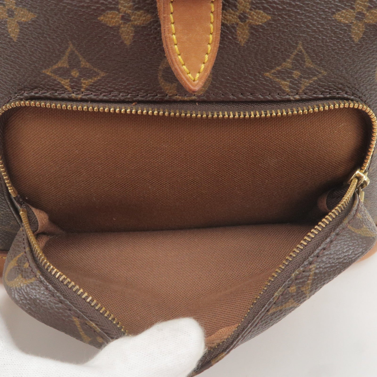 Louis Vuitton Monogram Montsouris MM Back Pack Bag M51136