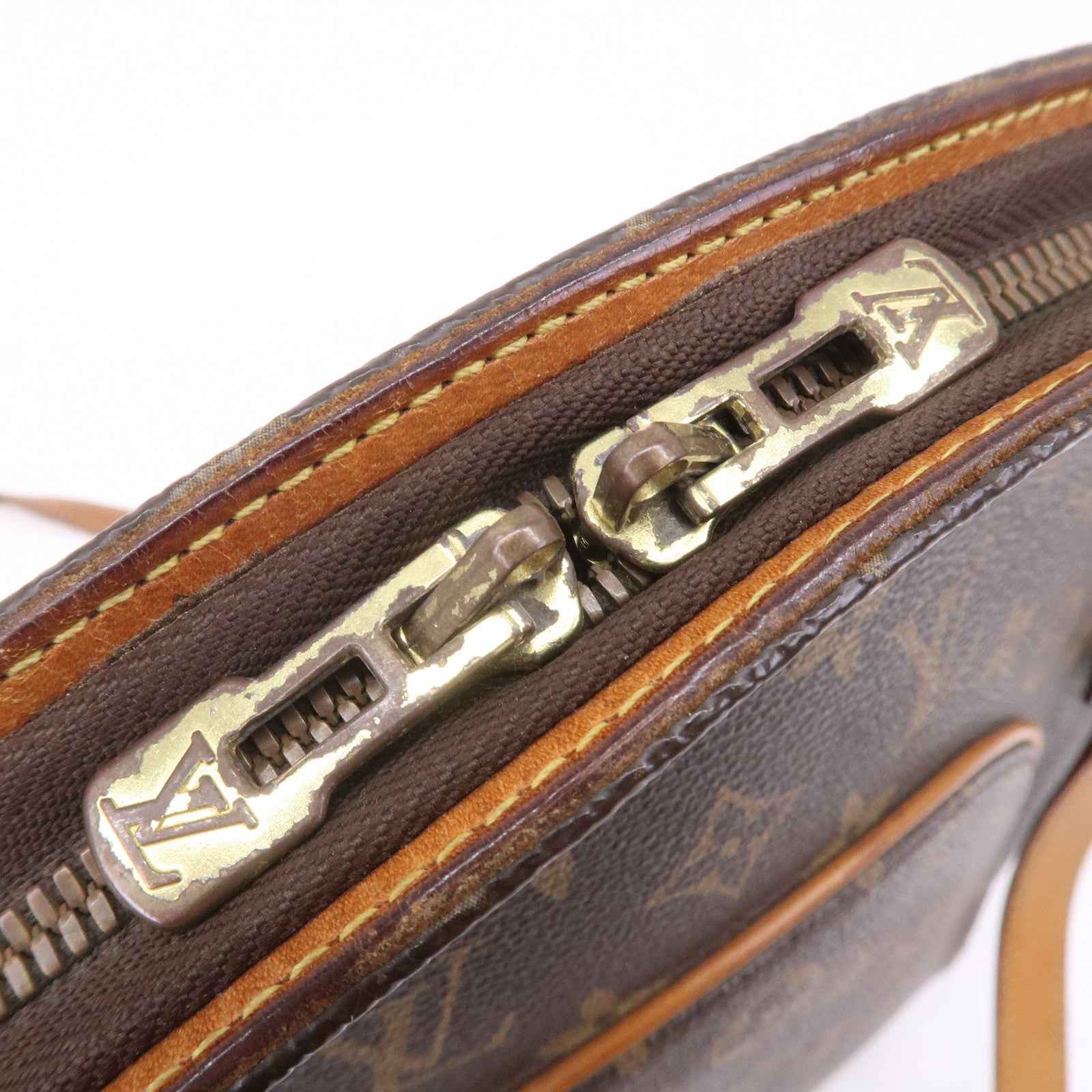 Louis Vuitton Monogram Ellipse Shopping Shoulder Bag Brown M51128